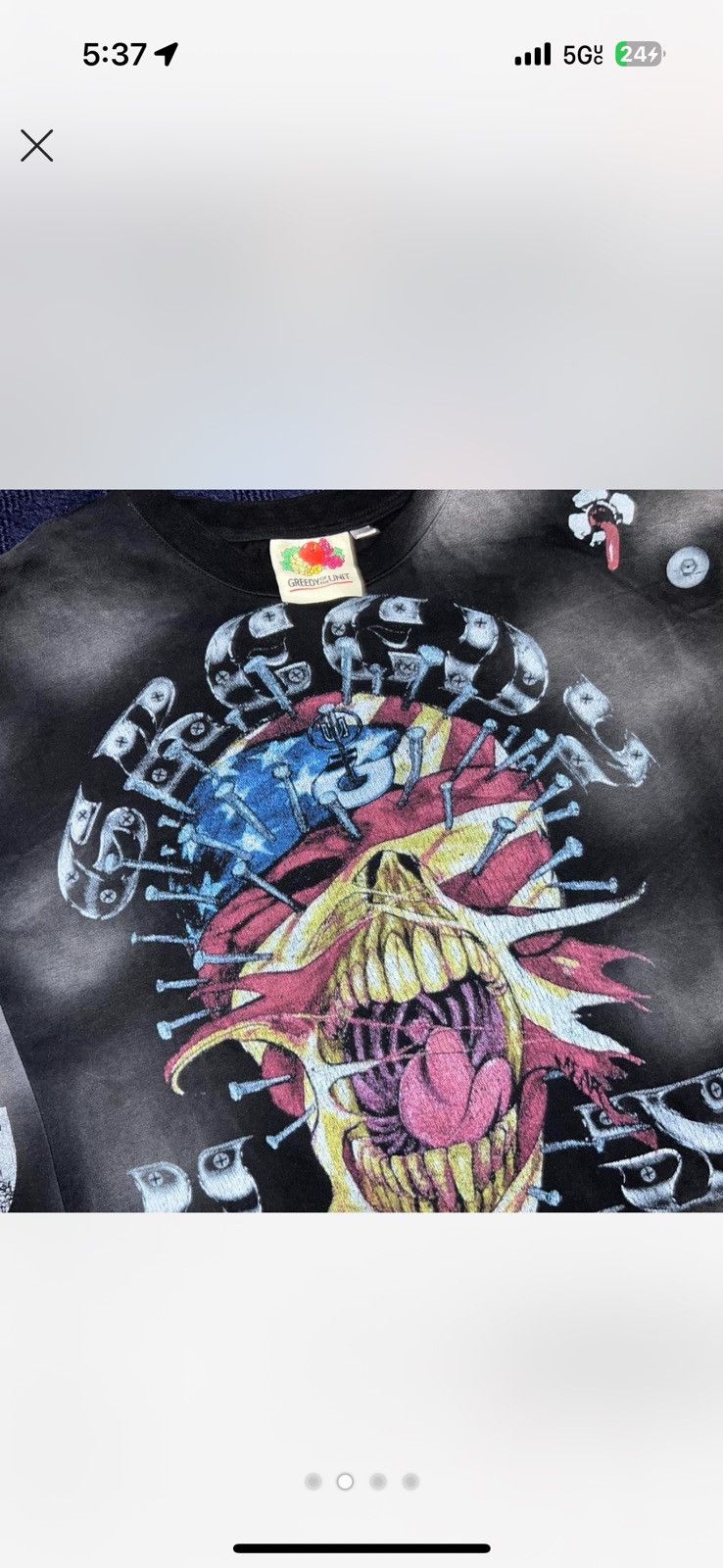 Greedy Genius Greedy unit long sleeve tee Size US XL / EU 56 / 4 - 2 Thumbnail