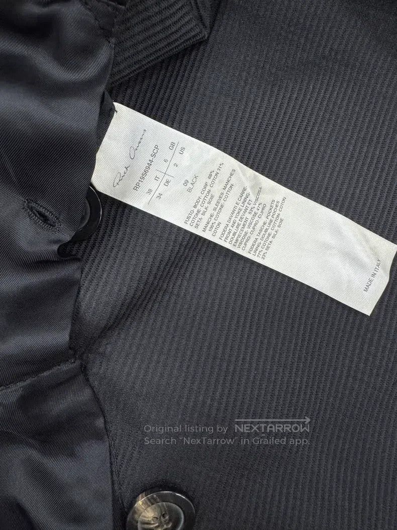 Rick Owens Rick Owens Black sleeveless jacket Size XS / US 0-2 / IT 36-38 - 8 Thumbnail