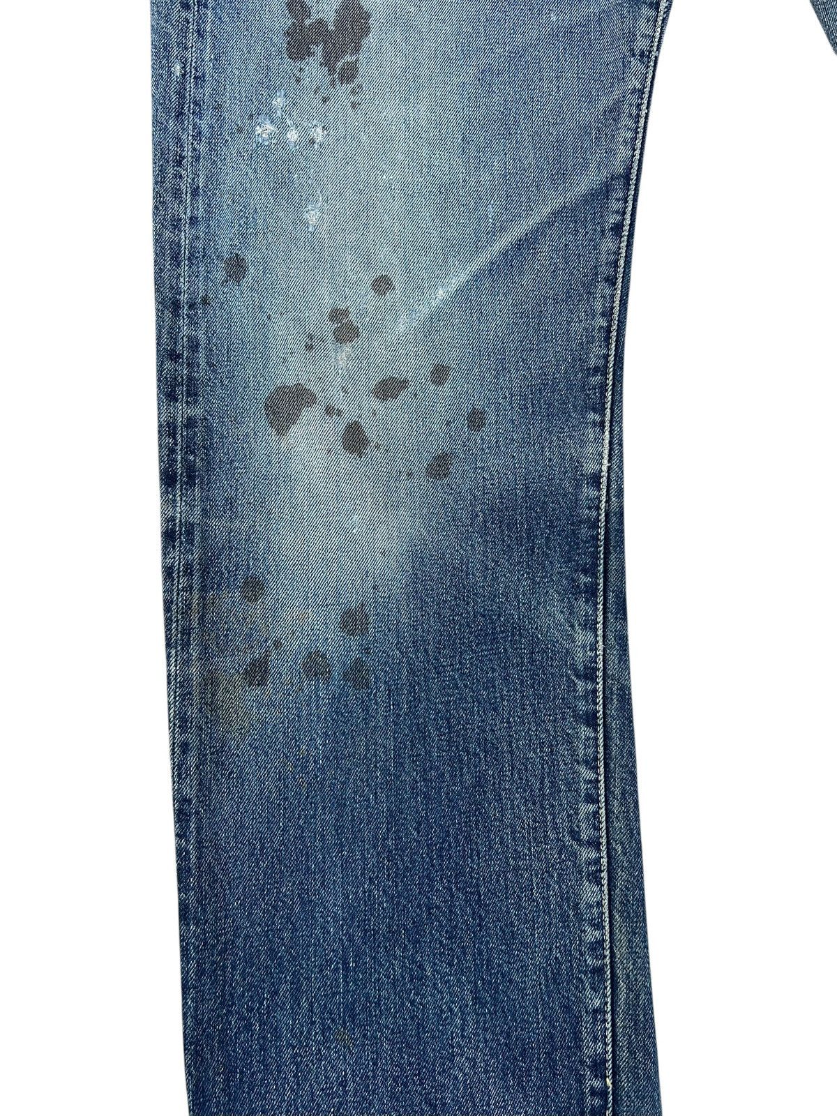 Levi's Vintage Clothing VTG 2002 Levi’s LVC Distress Denim Selvedge Jeans Trashed Size US 32 / EU 48 - 10 Thumbnail
