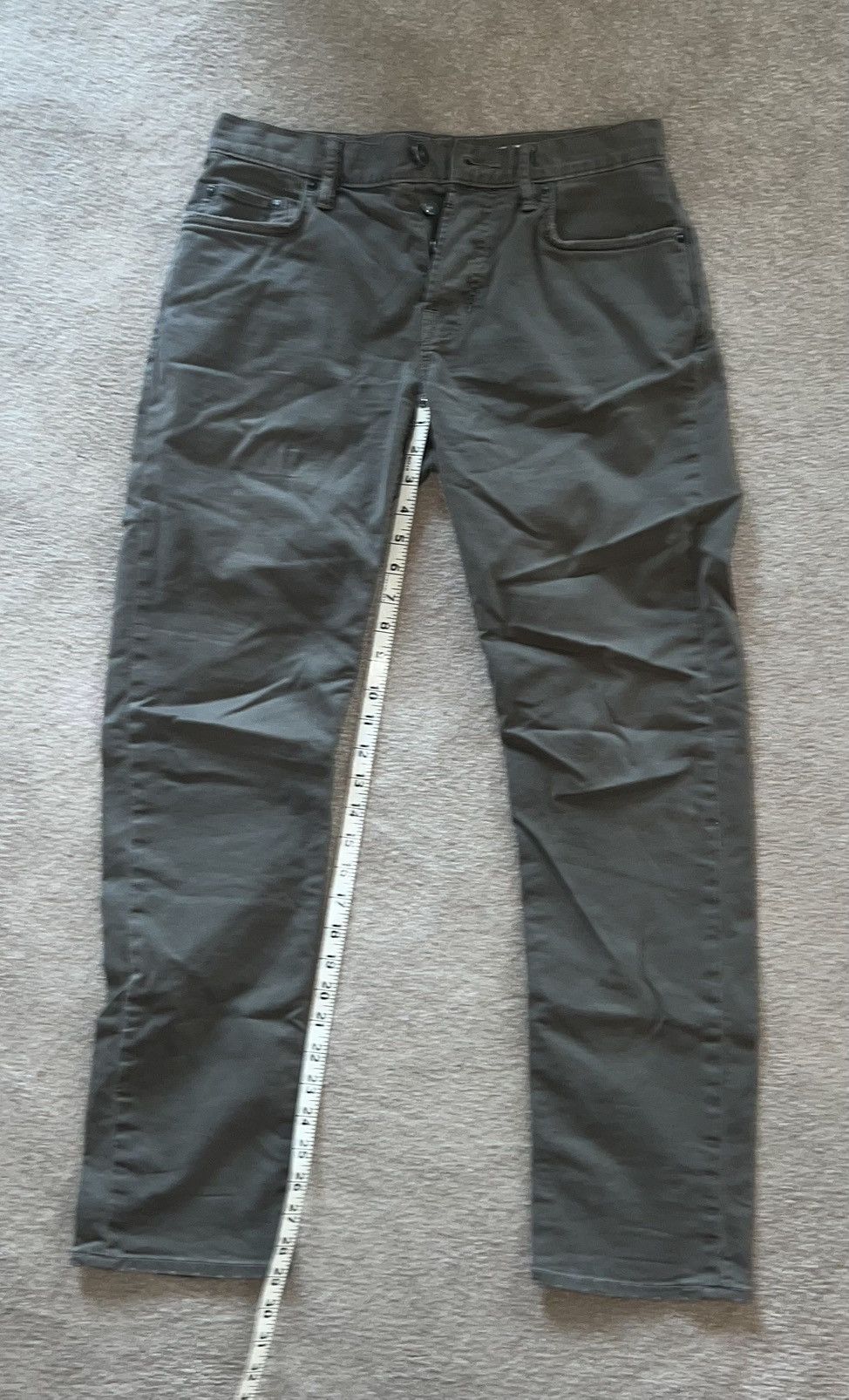 Allsaints AllSaints CarterTwill Straight Jeans Size US 28 / EU 44 - 2 Thumbnail