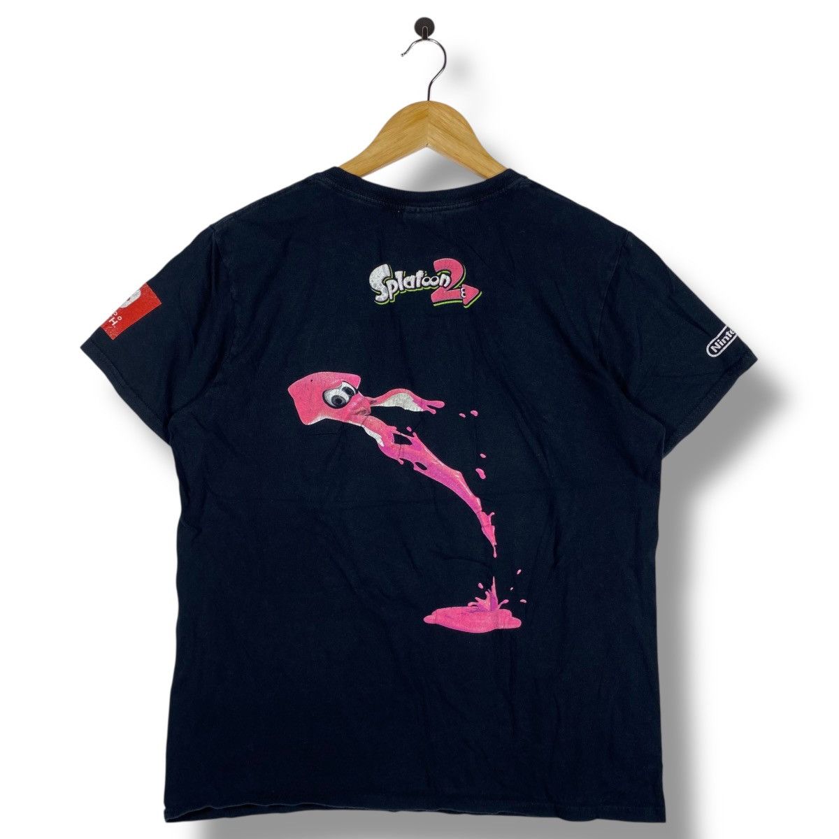 Nintendo × Vintage Vintage SPLATOON 2 Nintendo Switch Graphic Game Tee Shirt Size US M / EU 48-50 / 2 - 5 Thumbnail