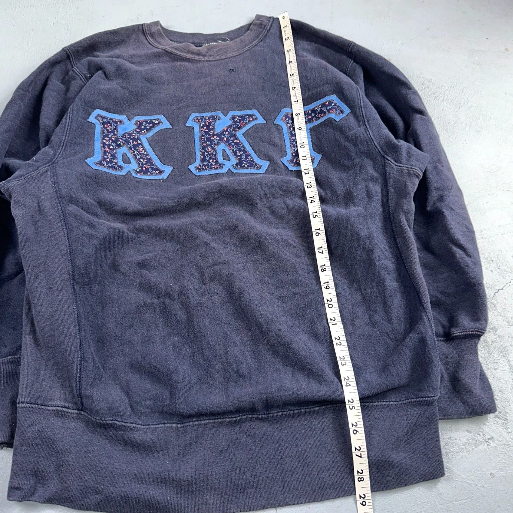 Champion VINTAGE Champion Reverse Weave Crewneck Sweatshirt 80s Blue XL Men USA Sports Size US XL / EU 56 / 4 - 4 Thumbnail