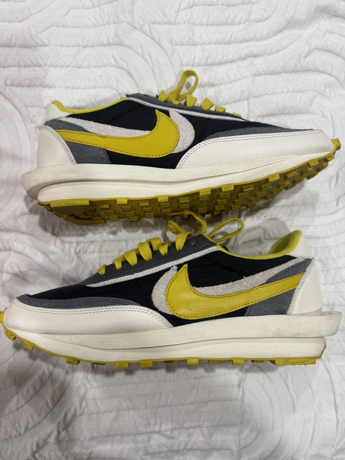 Nike × Sacai × Undercover Nike waffle sacai size 10.5 black/yellow/white Size US 10.5 / EU 43-44 - 3 Thumbnail