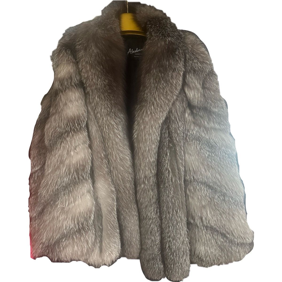 Other 1986 Luxury SAGA Silver Fox Fur Coat – Alaskan Fur Company Size M / US 6-8 / IT 42-44 - 3 Thumbnail