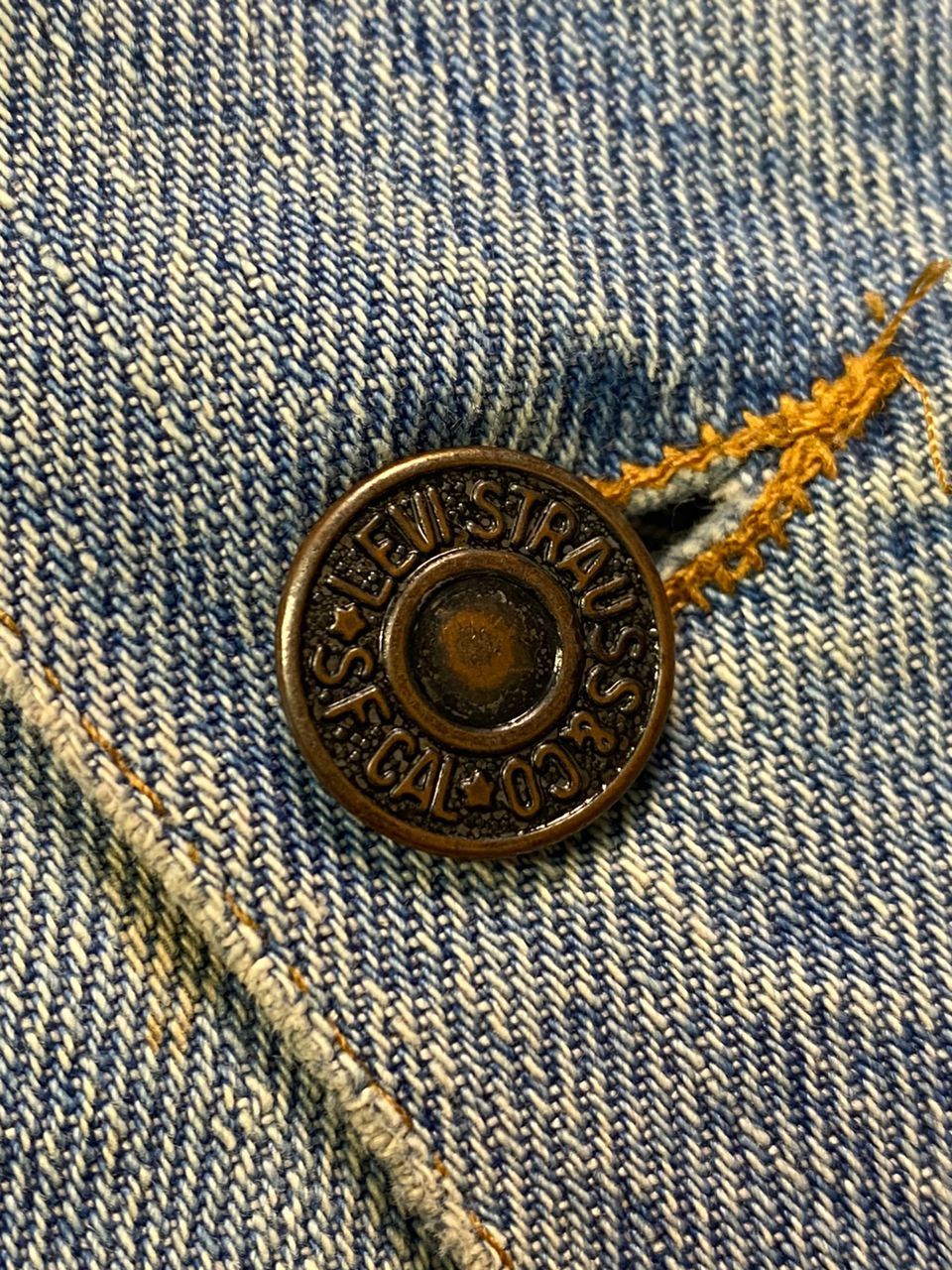 Levi's × Levi's Vintage Clothing Vintage 70s Levis Denim Jacket Orange Tab Size M / US 6-8 / IT 42-44 - 4 Thumbnail