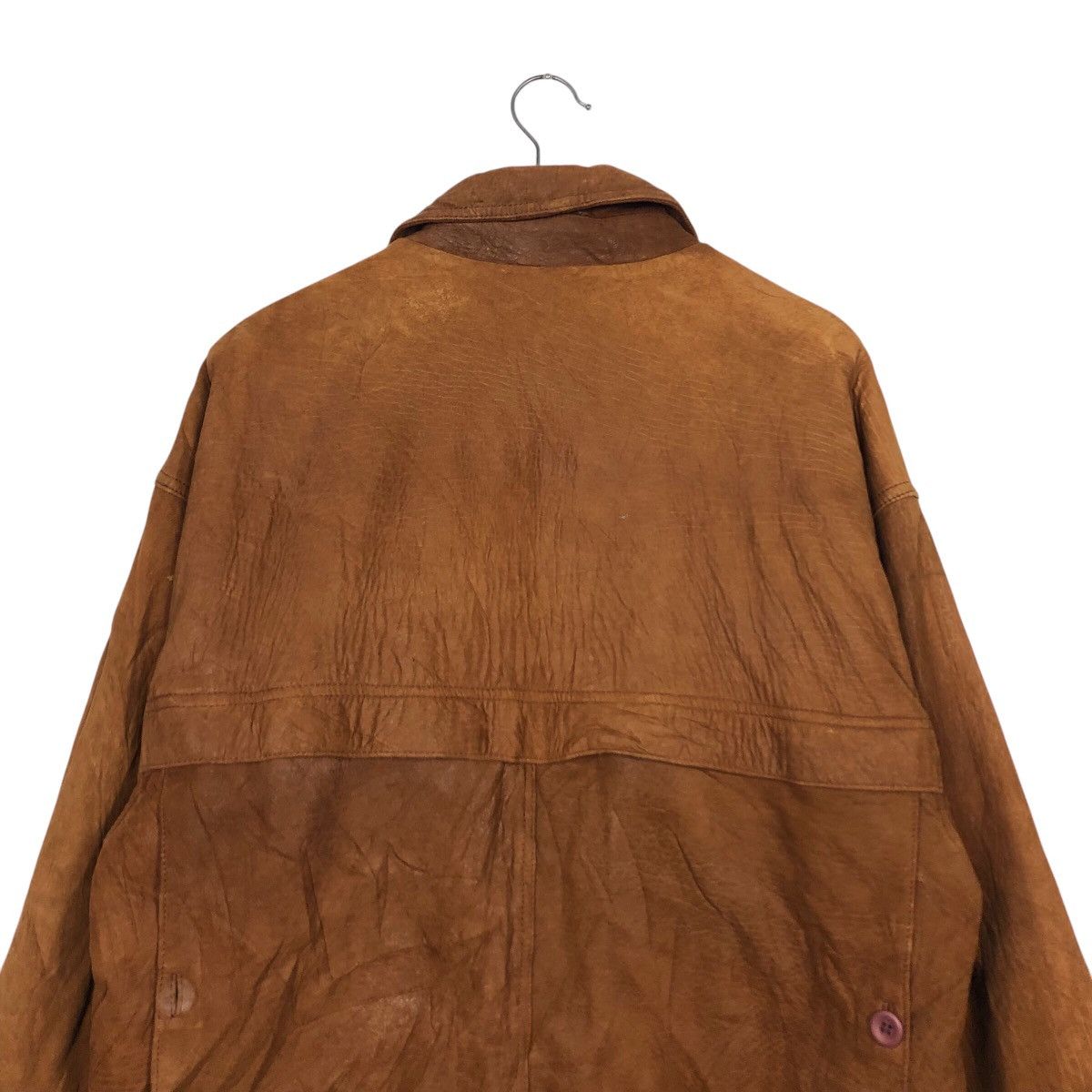 Japanese Brand × Vintage 📌Vintage Genuine Biker Leather Jacket Milanoga Issey Miyake Size US S / EU 44-46 / 1 - 10 Thumbnail