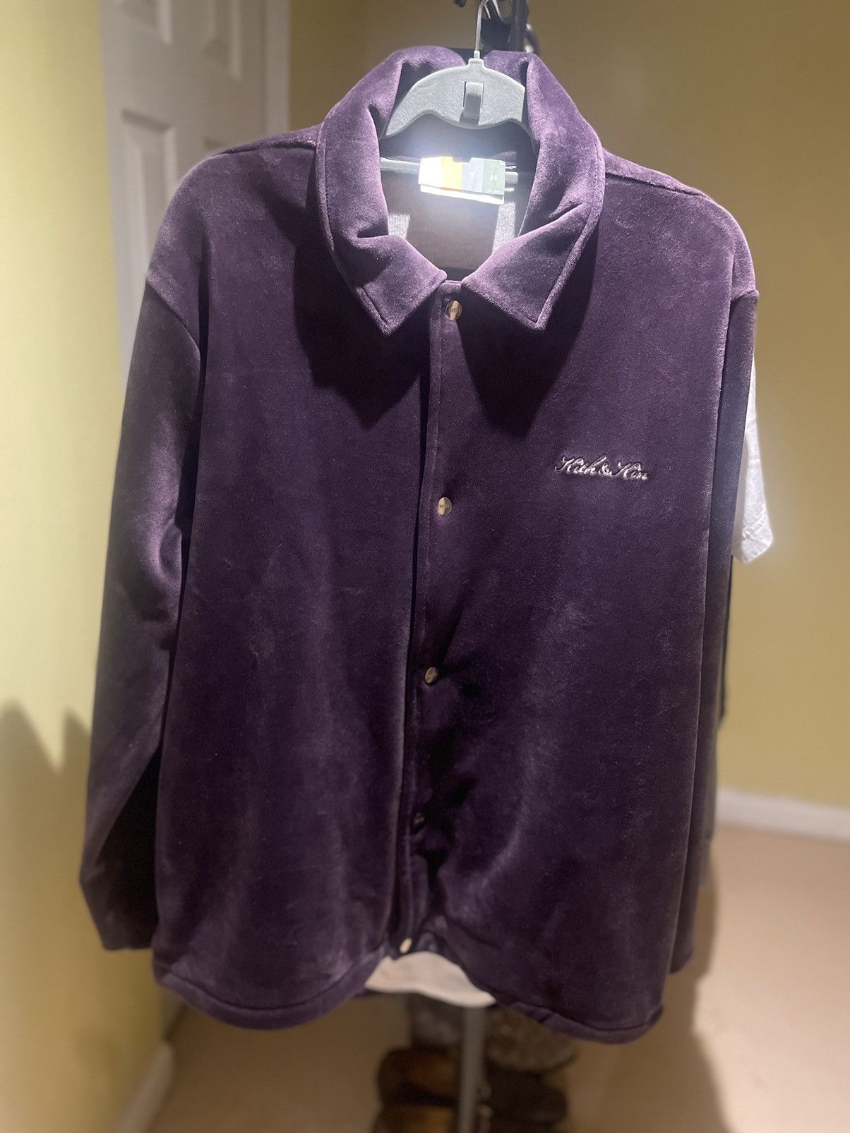 Kith Kith Velour Coaches Jacket | Grailed