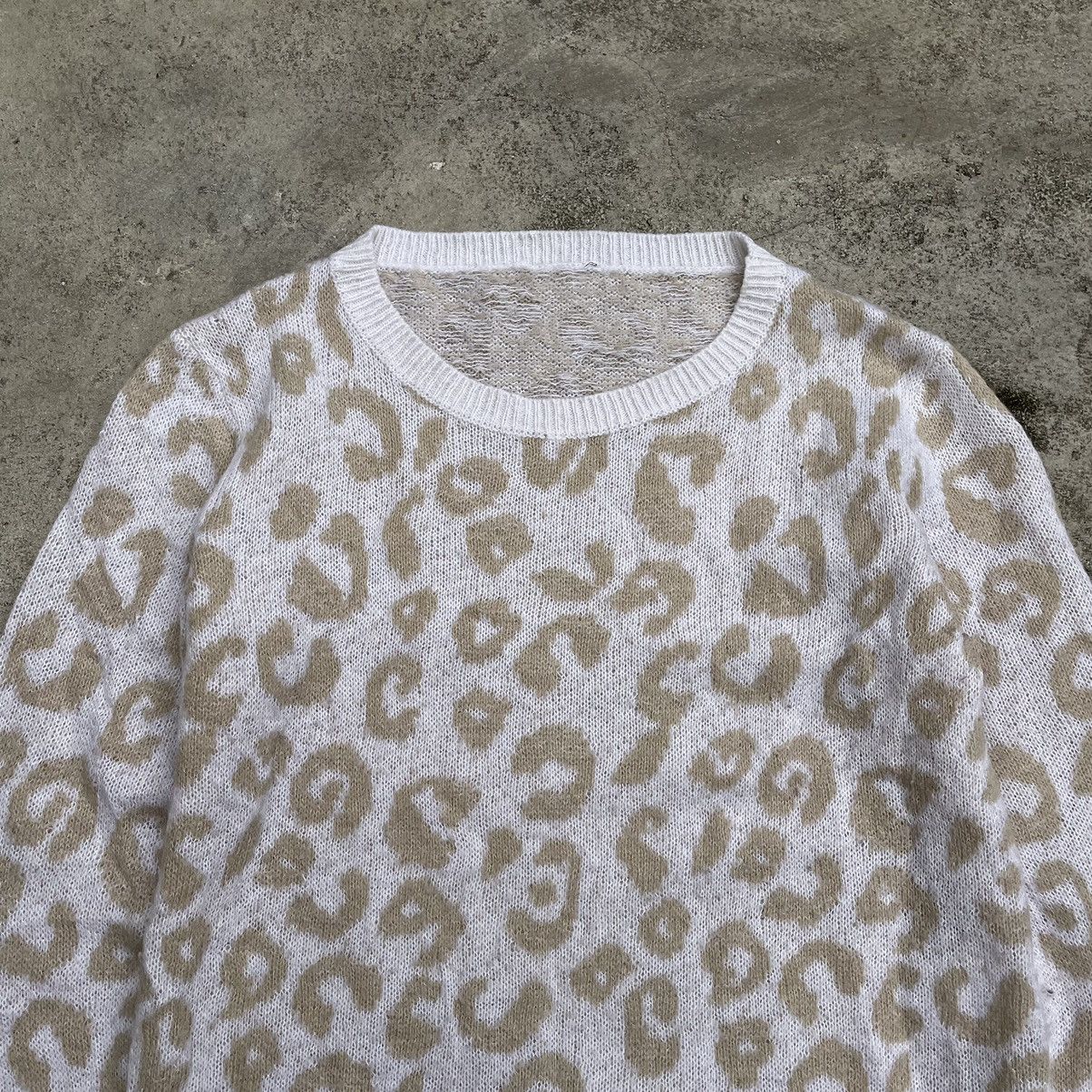 Vintage Vintage Y2K Leopard Print Knit Sweater Oversized Grunge M Size US M / EU 48-50 / 2 - 4 Thumbnail