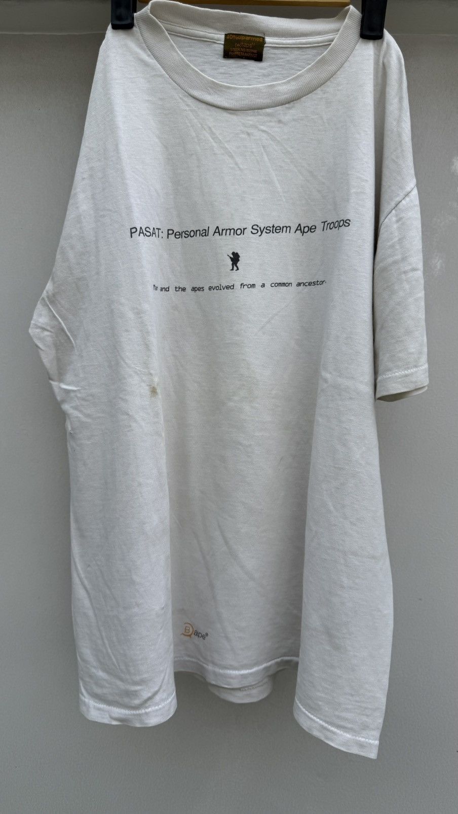 Bape × Wtaps Vintage WTAPS x Bape Personal Armor System Ape Troops Tee Size US M / EU 48-50 / 2 - 1 Thumbnail