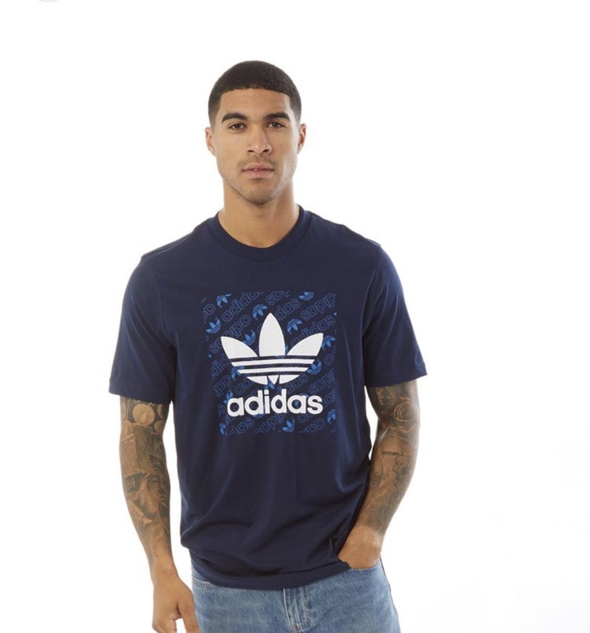 Adidas center logo tshirt