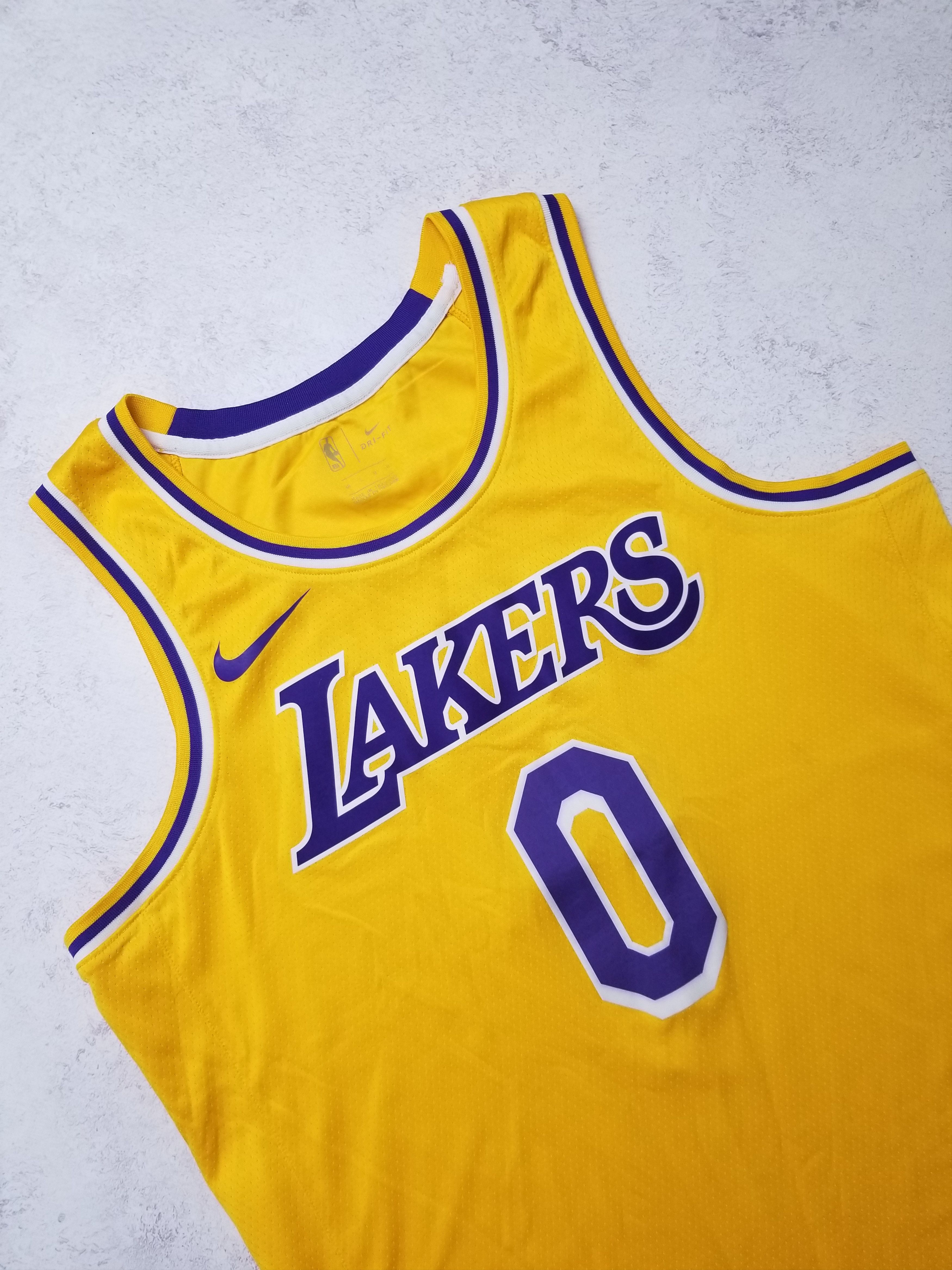 Nike NIKE LOS ANGELES LAKERS KYLE KUSMA #0 NBA Kit Jersey Shorts Size US L / EU 52-54 / 3 - 14 Thumbnail