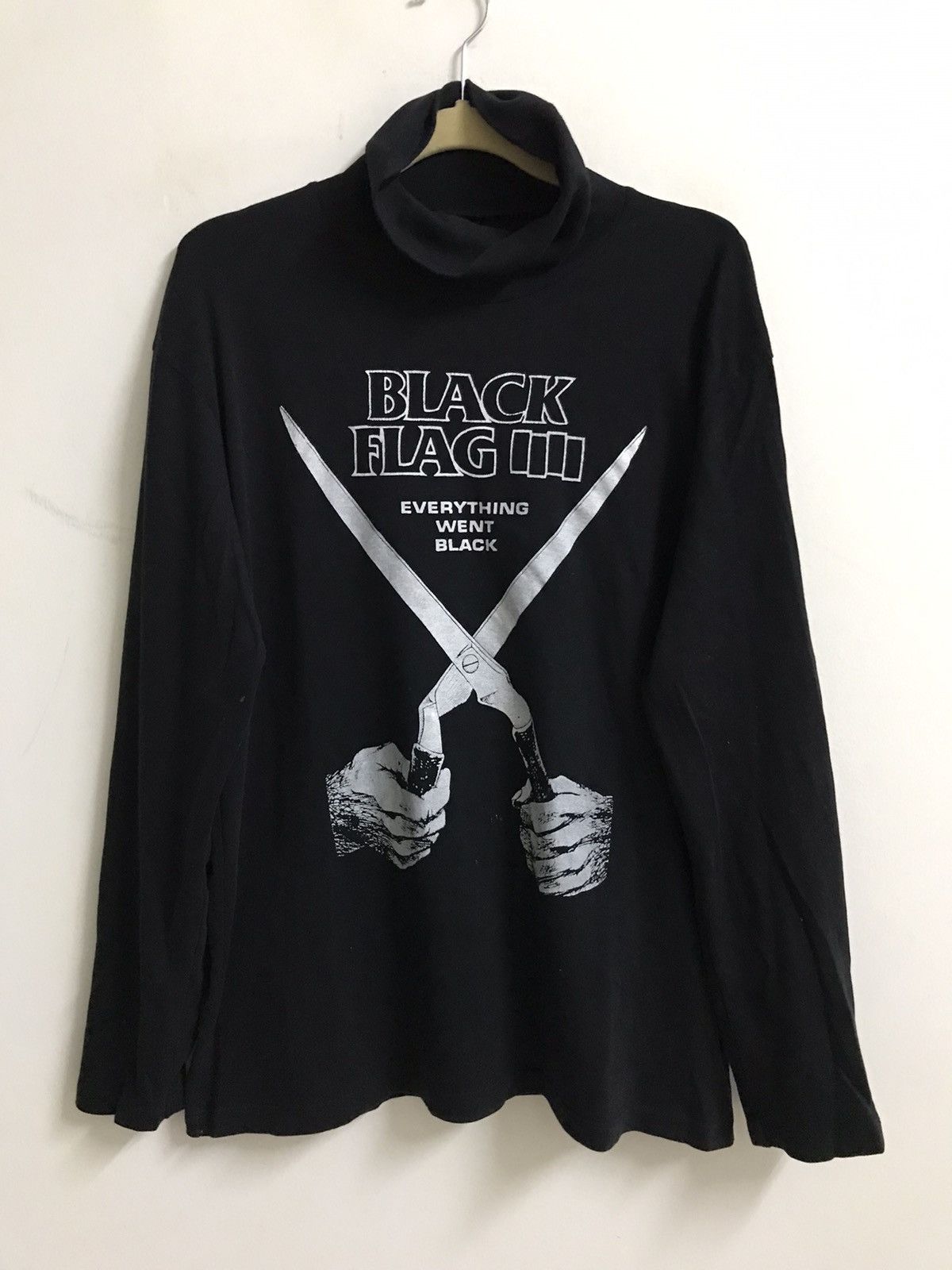 Uniqlo Rare Vintage Black Flag Everything Went Black | Grailed