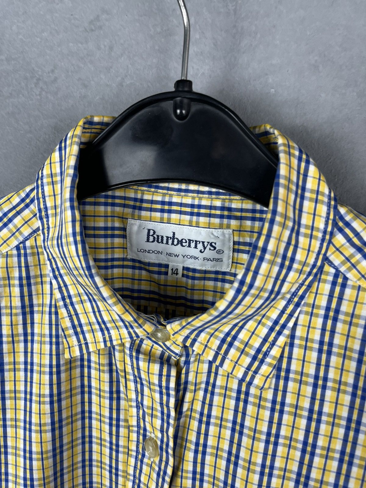 Burberry × Vintage Burberrys shirt button vintage 90s Size US M / EU 48-50 / 2 - 2 Thumbnail