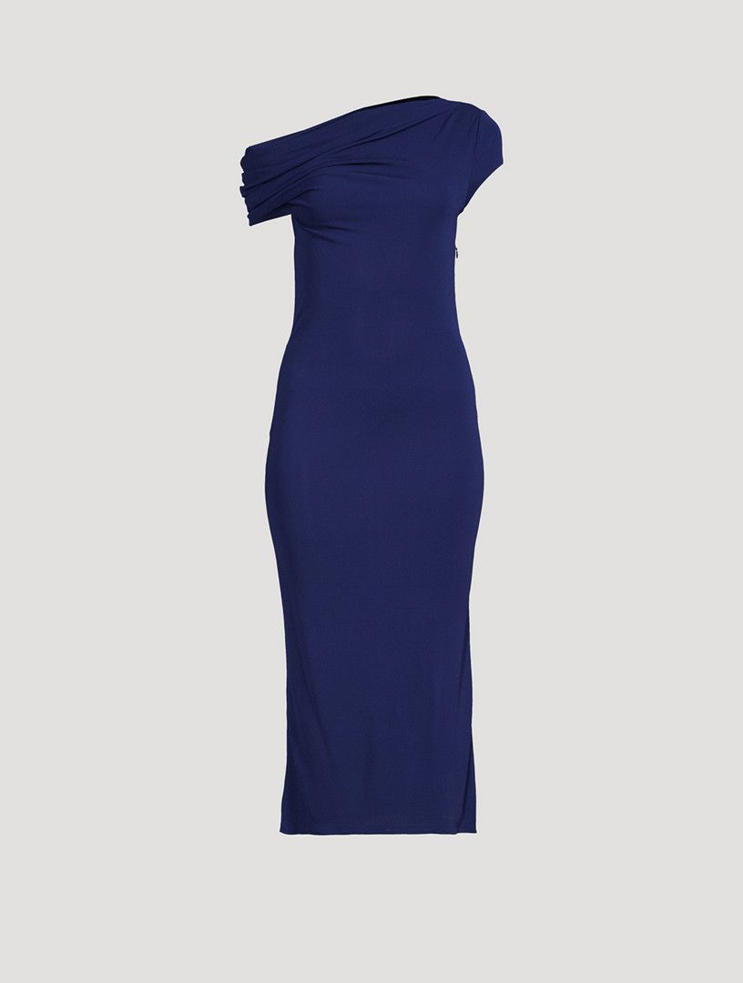 Givenchy o1y0925 Midi Dress in Blue Size M / US 6-8 / IT 42-44 - 1 Thumbnail