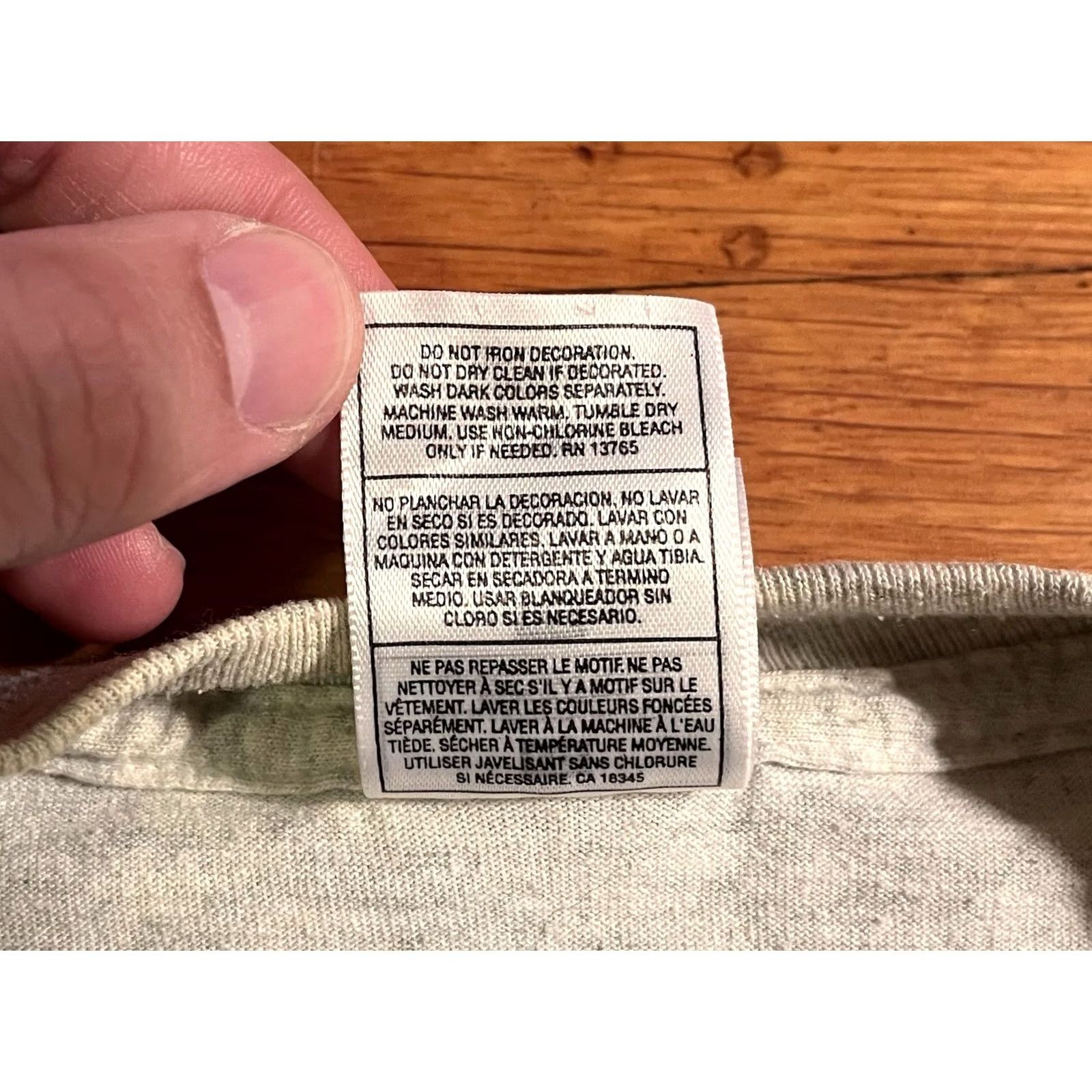 Fruit Of The Loom VINTAGE Fruit of the Loom Shirt Men’s XL Grey 90s Graphic Print Crew Neck Short Sleeve Retro 80s City Nautical Size US XL / EU 56 / 4 - 7 Thumbnail