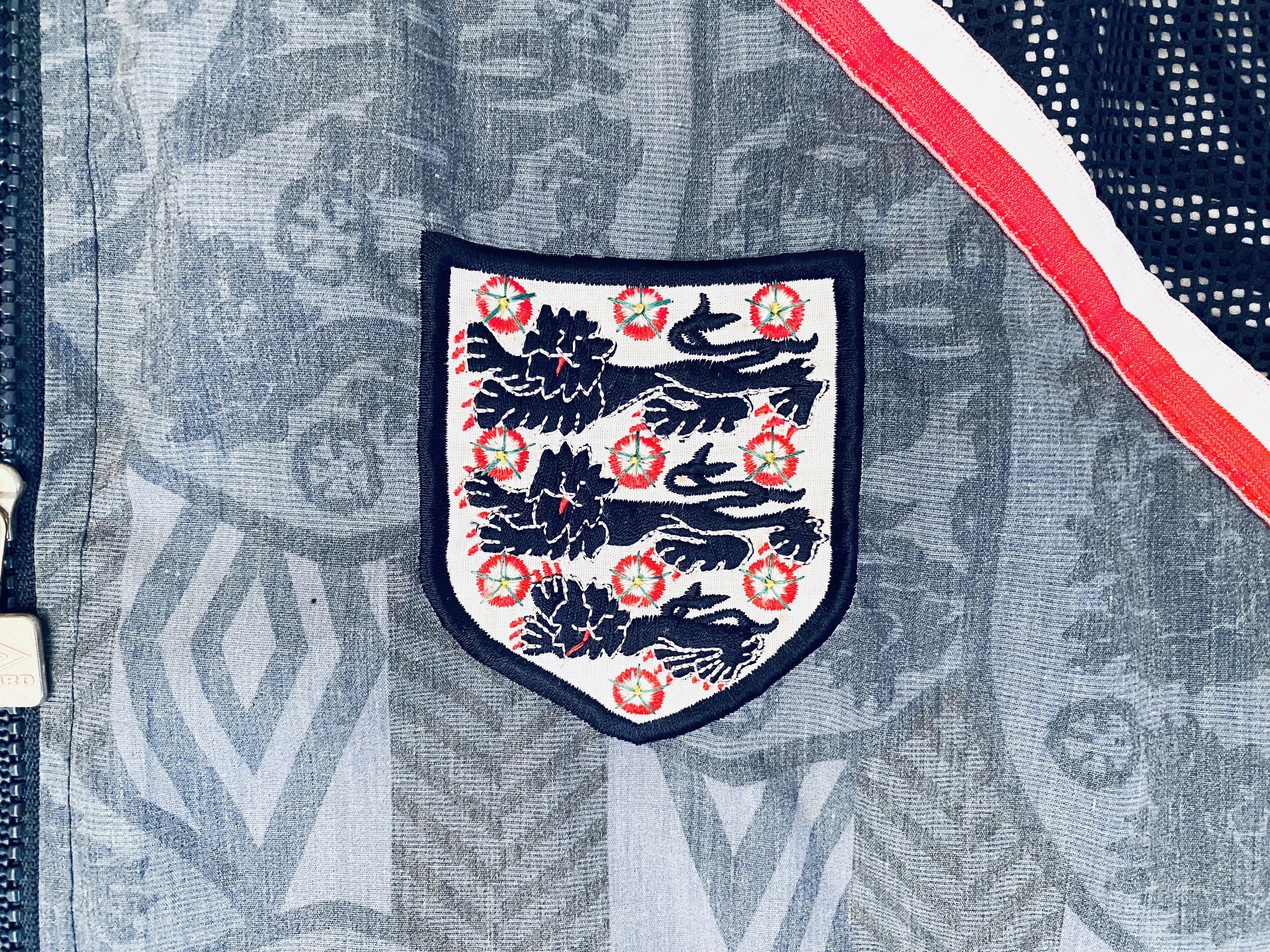 Umbro × Vintage England Training Jacket 1993 / 1995 Size US L / EU 52-54 / 3 - 8 Thumbnail