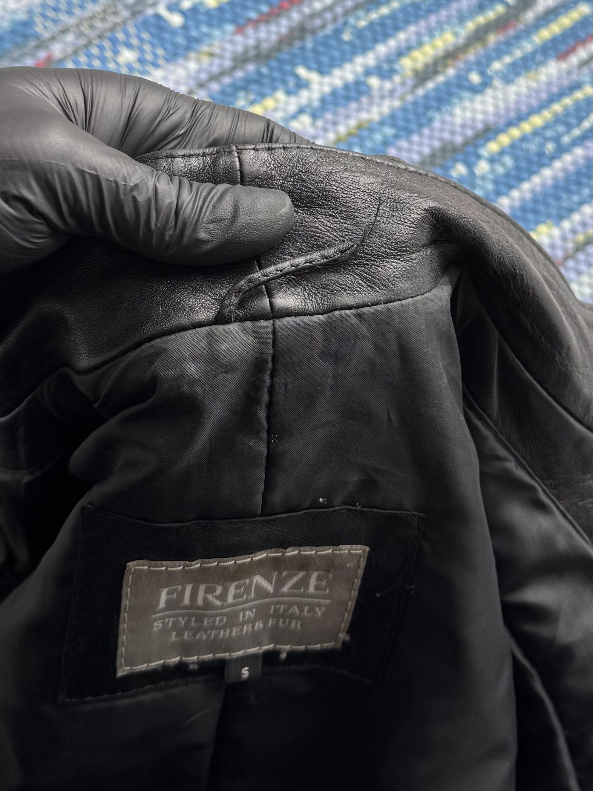Vintage Vintage Real Leather Moto Jacket Zip Up Utility Biker Coat Size S / US 4 / IT 40 - 7 Thumbnail