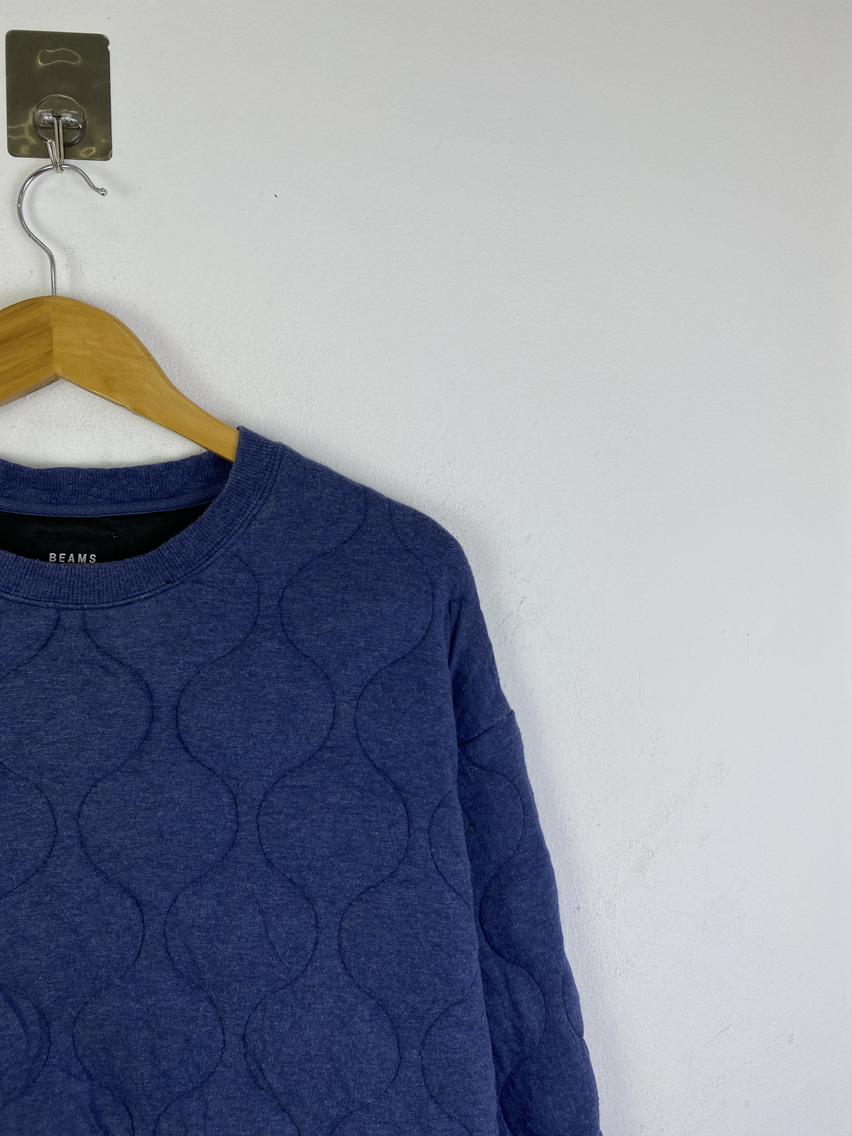 Beams Plus Vintage Beams Waffle Pullover Sweatshirt SH0305 Size US M / EU 48-50 / 2 - 10 Thumbnail