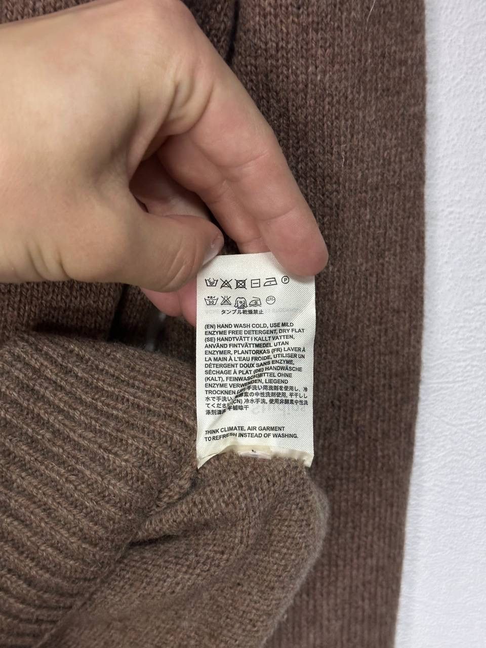 Acne Studios Acne Studios Kai Reverse PAW16 Wool Brown Knit Sweater Size US S / EU 44-46 / 1 - 8 Thumbnail