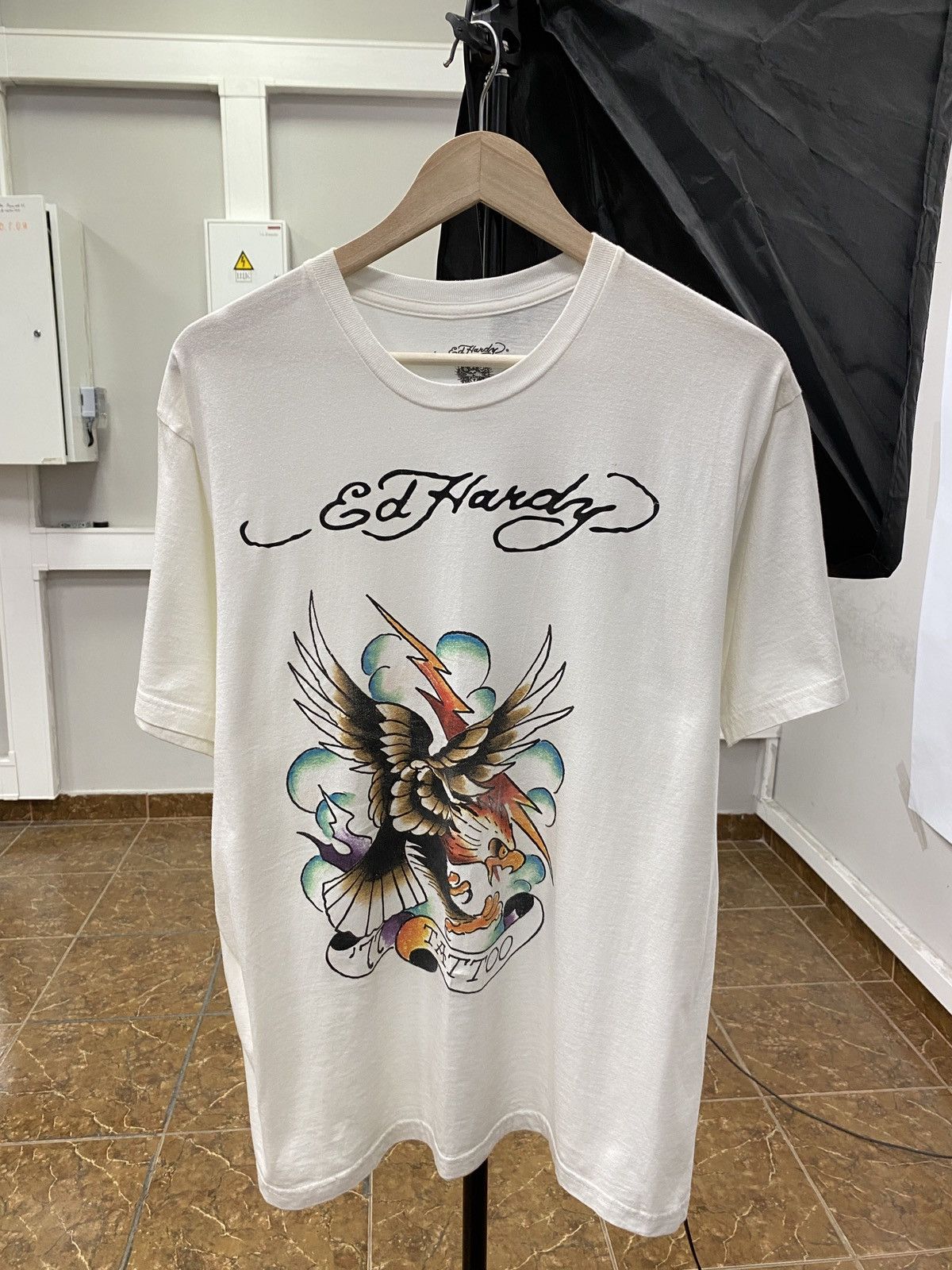 Ed Hardy 🇺🇸 ED Hardy Christian Audigier USA Style T-Shirt Rare Retro Size US L / EU 52-54 / 3 - 1 Thumbnail
