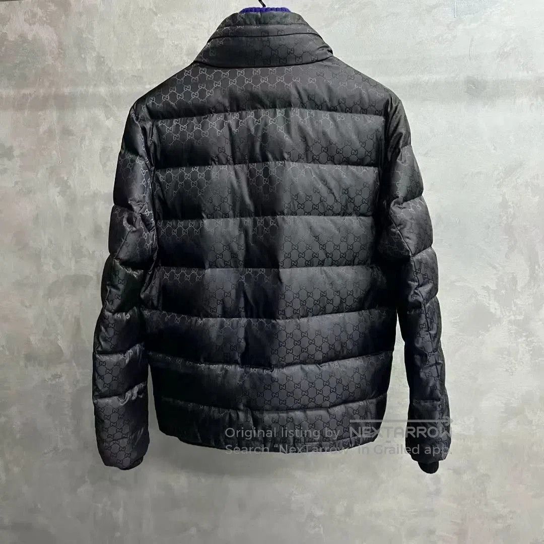 Gucci gucci black double G print zip-up jacket. Size US L / EU 52-54 / 3 - 2 Thumbnail
