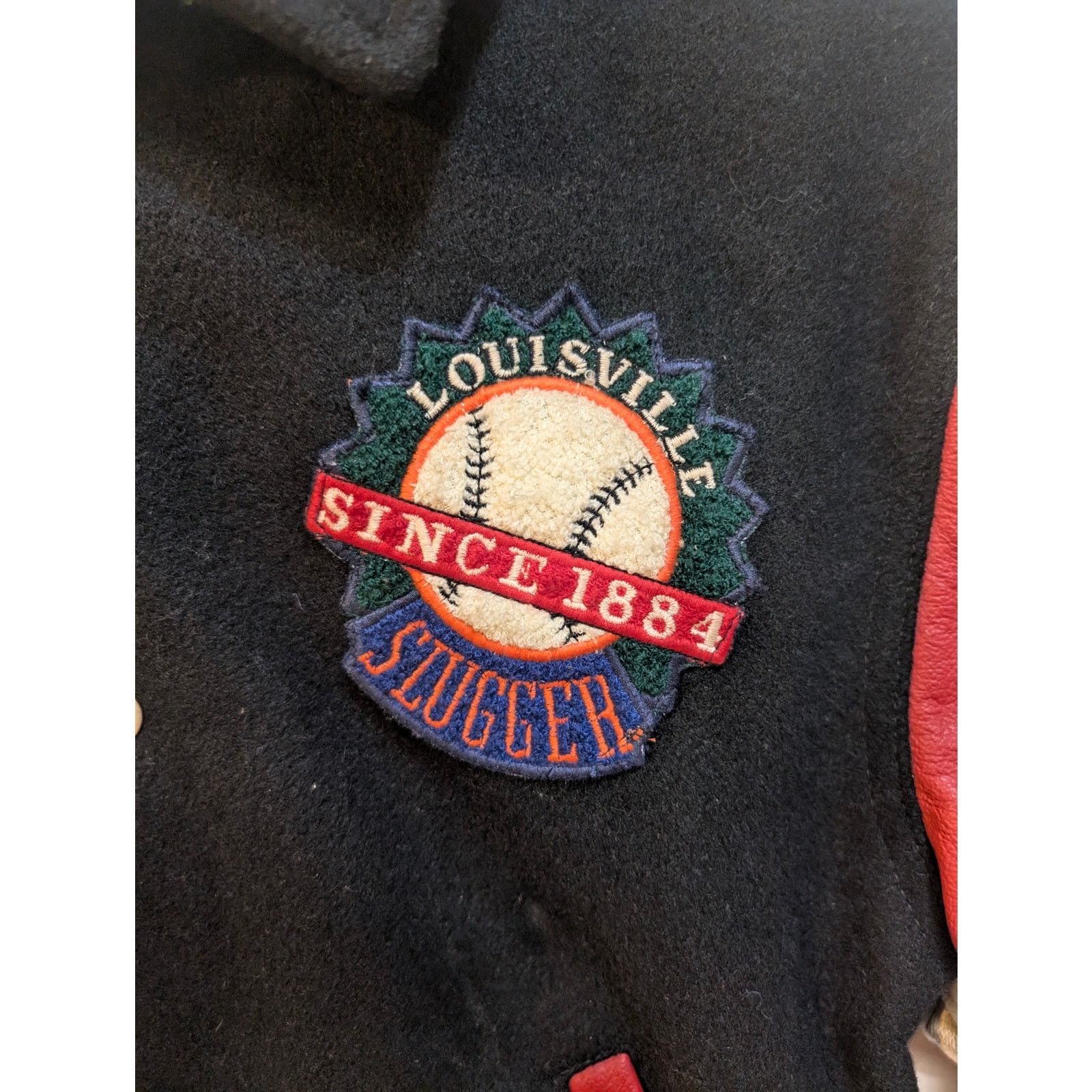 Cooperstown Collection Louisville Slugger MLB Varsity Jacket Vintage 80s Kid's Sz M Size M / US 6-8 / IT 42-44 - 3 Thumbnail