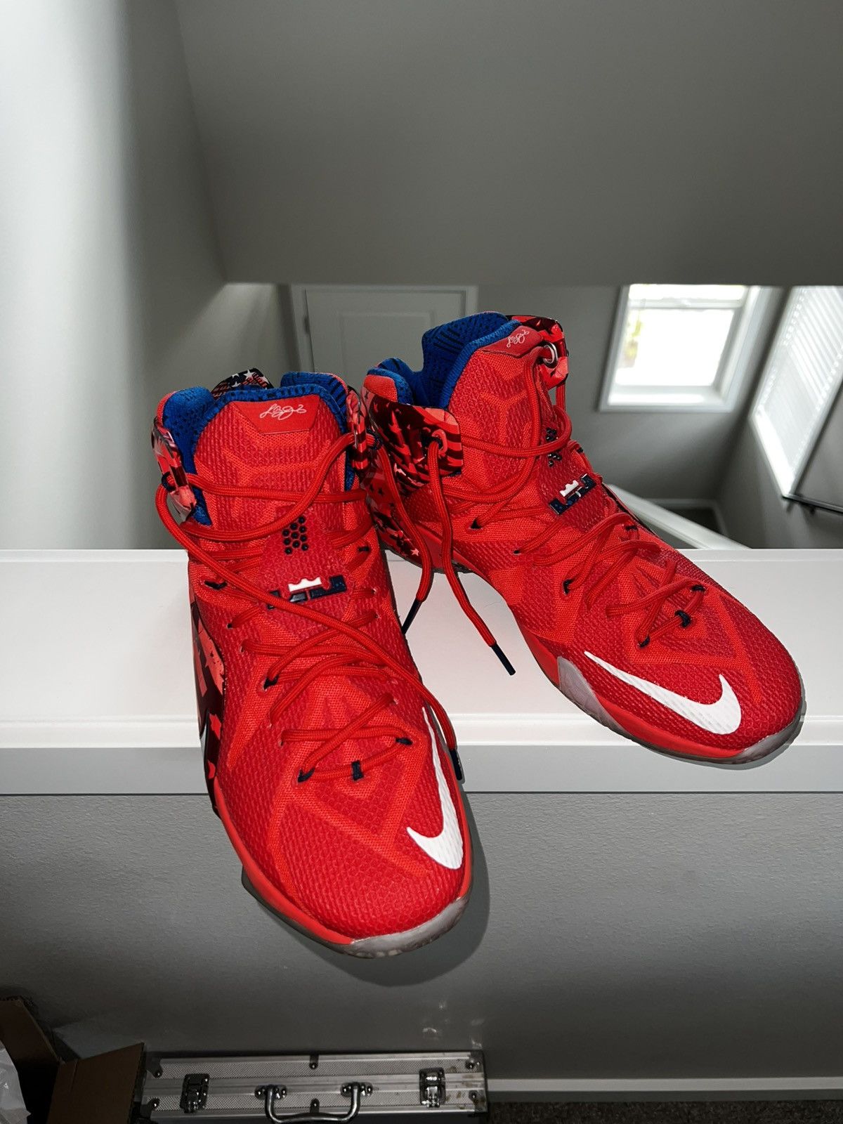 Nike LeBron 12 USA Size US 12 / EU 45 - 1 Thumbnail