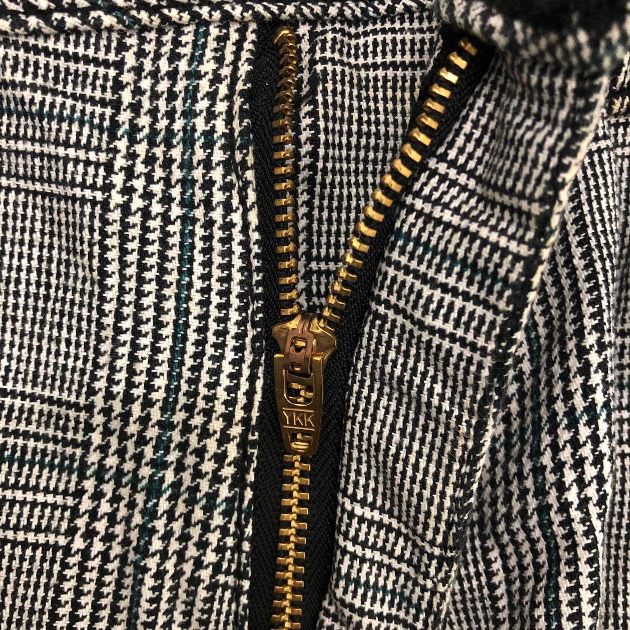 Japanese Brand P866. HOUNDSTOOTH ZIPPER PANTS Size 30" / US 8 / IT 44 - 6 Thumbnail