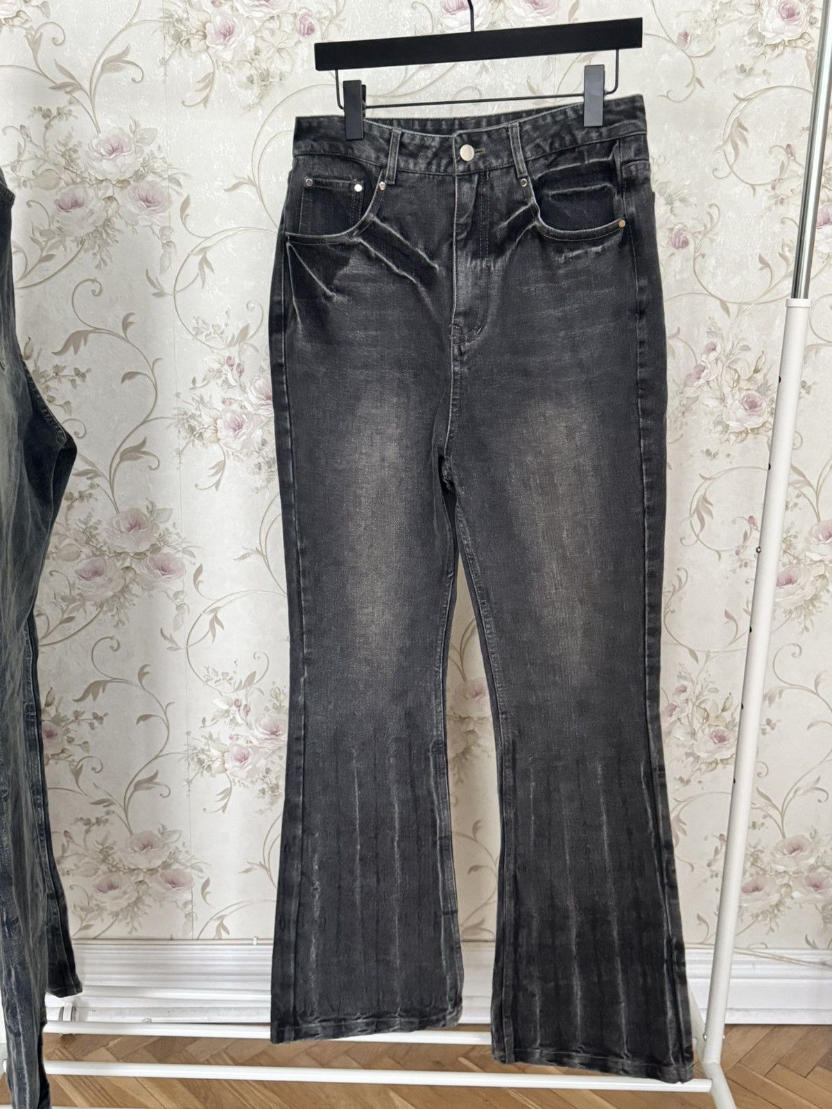 Japanese Brand × Vintage Lost tape flared denim Size US 31 - 1 Thumbnail