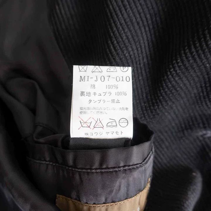 Y's for Men Y's For Men Black corduroy jacket Size US M / EU 48-50 / 2 - 5 Thumbnail