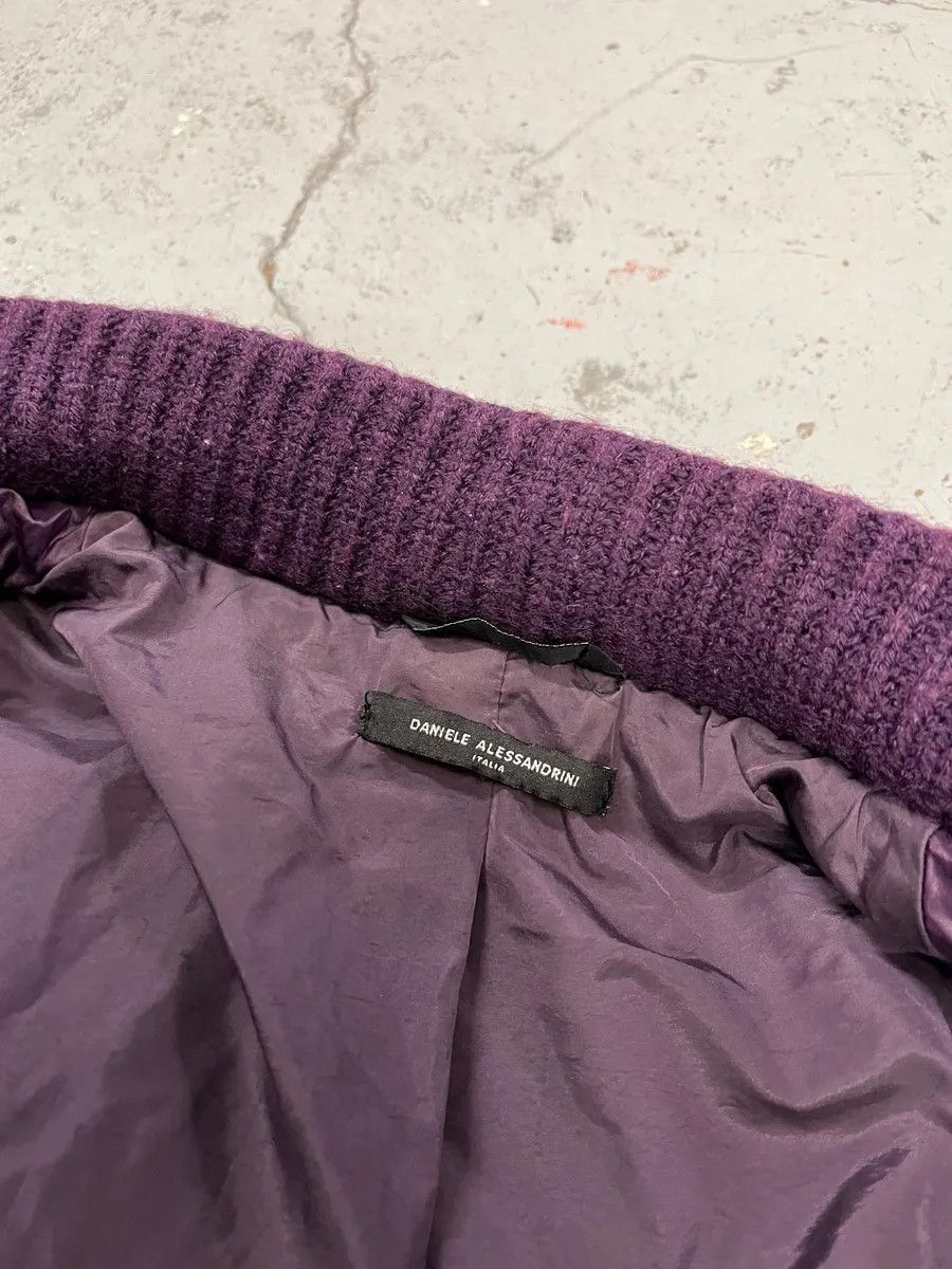 Daniele Alessandrini 2000s Daniele Alessandrini Purple Patent British Puffer Jacket Size M / US 6-8 / IT 42-44 - 10 Thumbnail