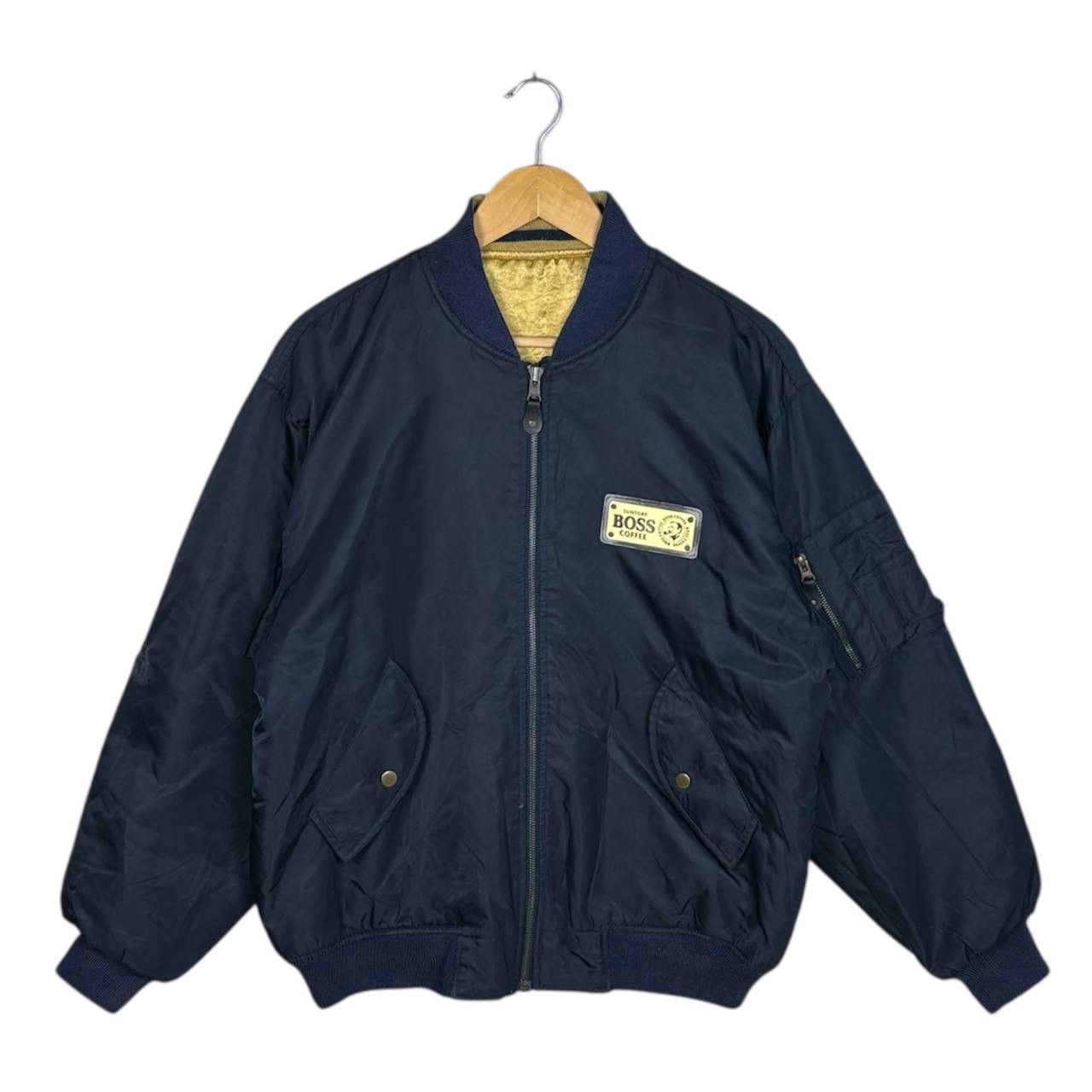 Japanese Brand Vintage Suntory Boss Coffee Bomber Jacket Size US L / EU 52-54 / 3 - 3 Thumbnail