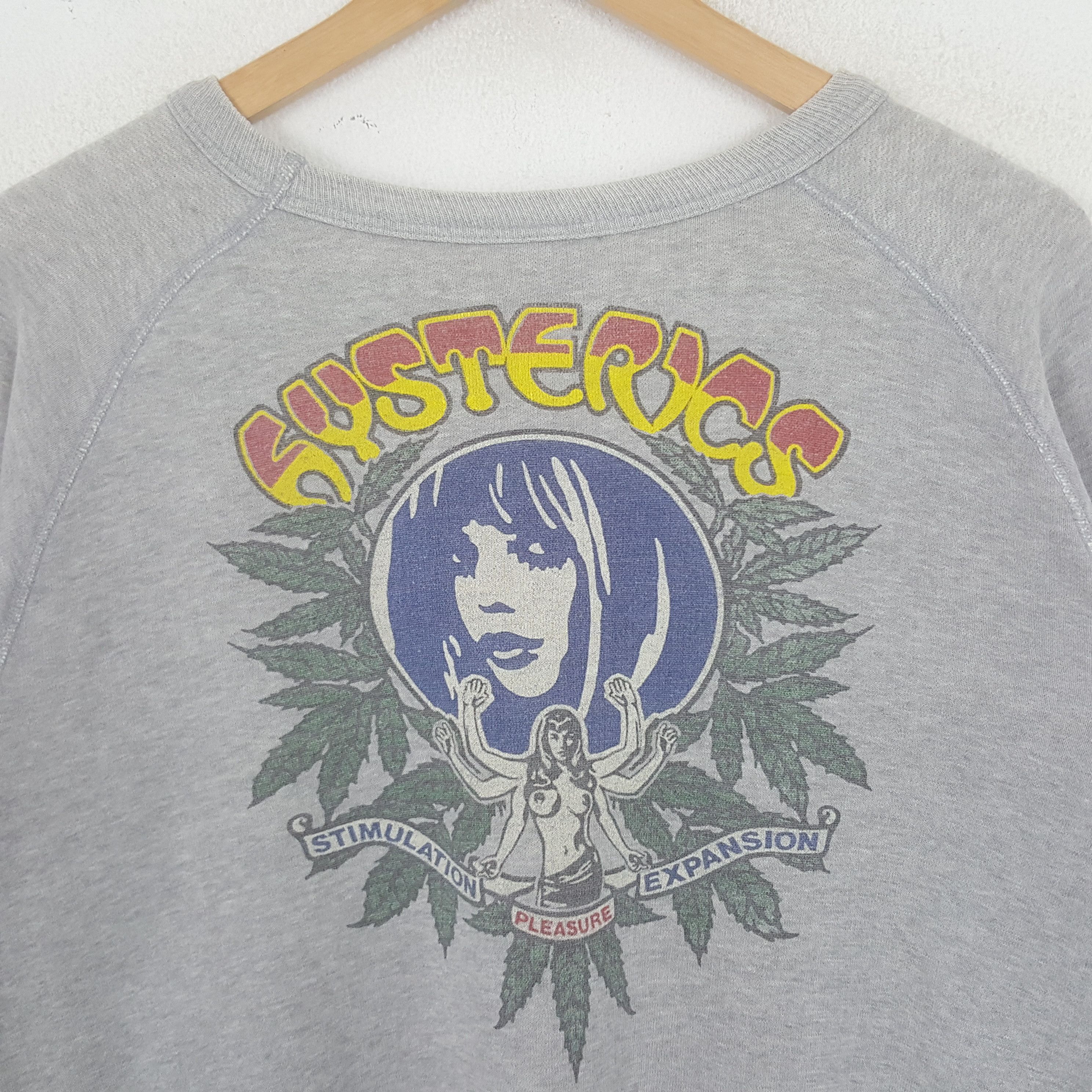 Hysteric Glamour Vintage Hysteric Glamour Japanese Brand Hippie Sweatshirt Size US M / EU 48-50 / 2 - 2 Thumbnail