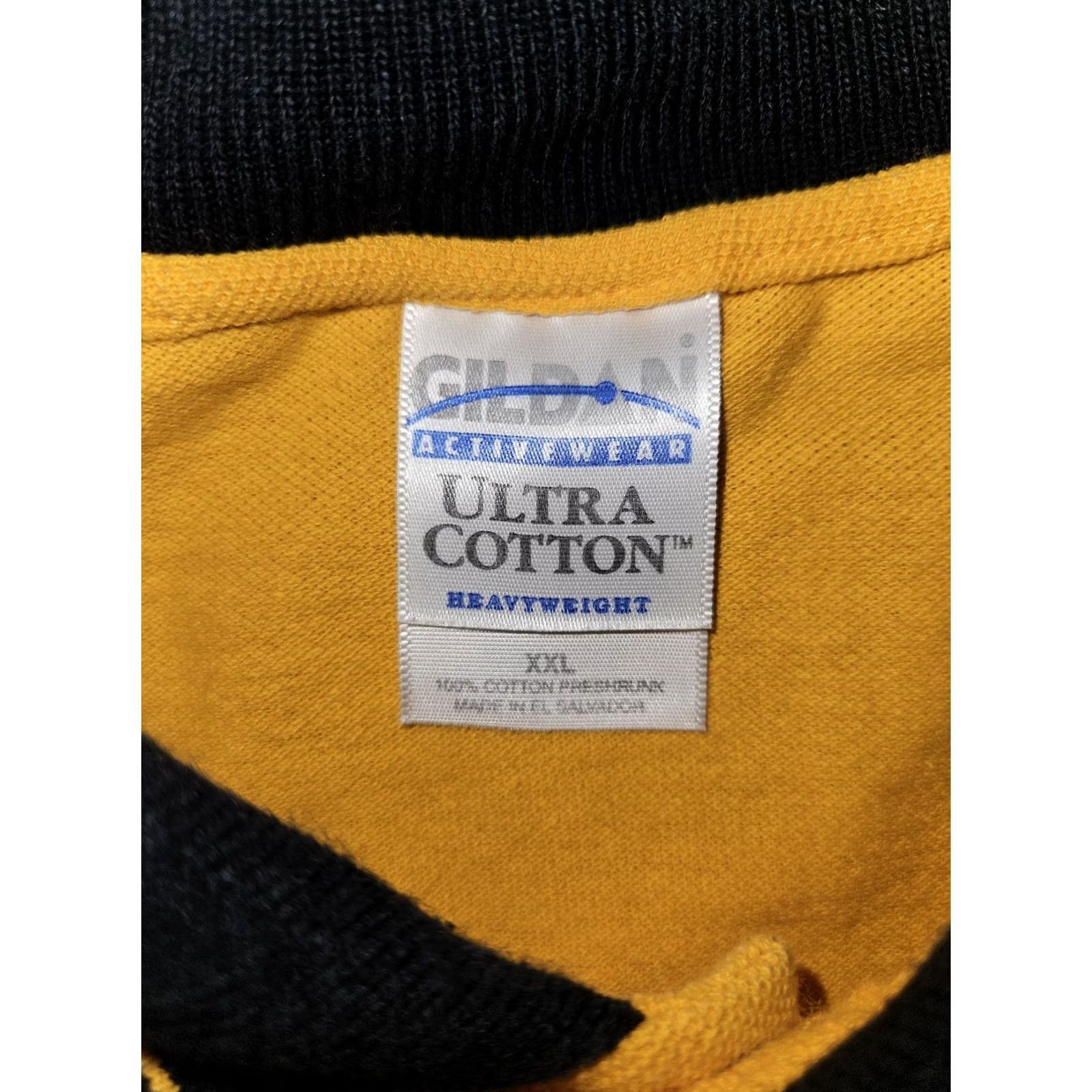 Gildan VINTAGE? No. Jack Daniels Shirt Mens 2XL Yellow Black Polo Checkered Collar Promo Racing Shirt Mens 2XL Yellow Black Polo Checkered Collar Racing Logo Size US XXL / EU 58 / 5 - 2 Thumbnail
