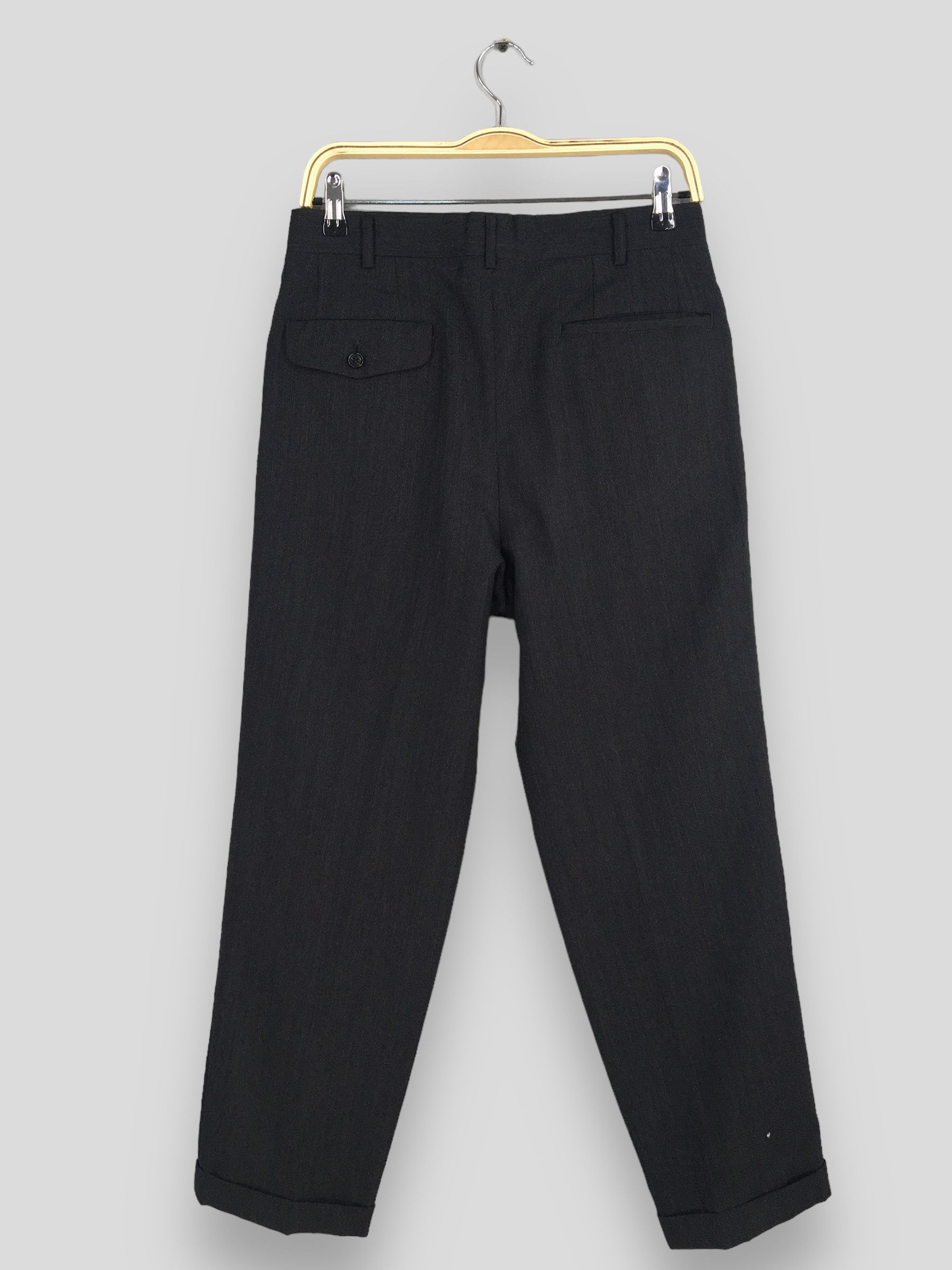 Comme des Garcons Size 28x27.5 AD 2002 Comme Des Garcons Homme Wool Pants S71 Size US 28 / EU 44 - 8 Thumbnail