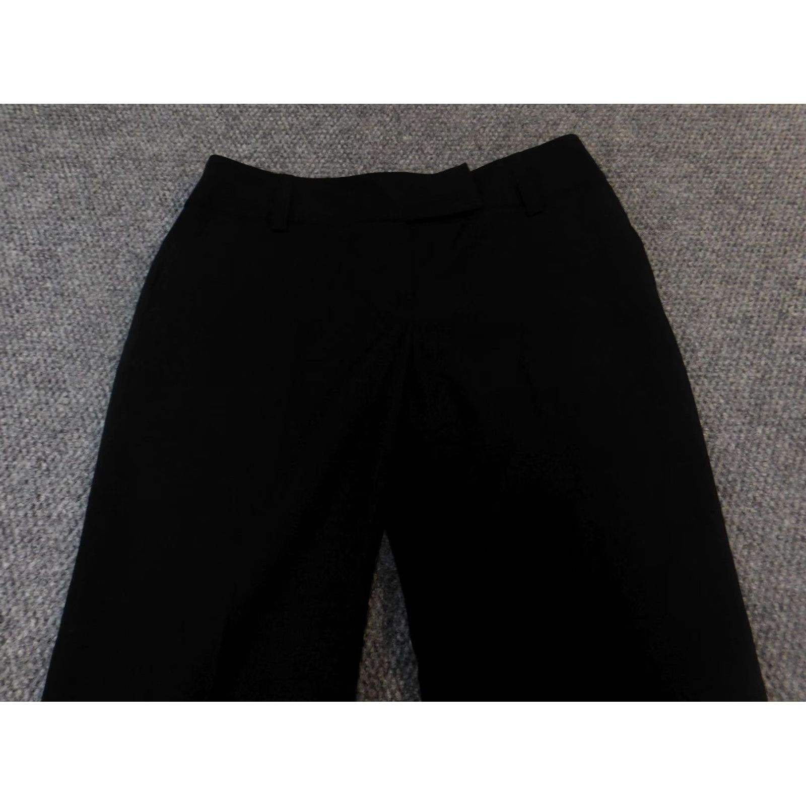Apt. 9 Apt. 9 Pants Womens 12 Black Capri Straight Modern Fit Regular Inseam 20 Comfort Knit Cotton Blend Button Missing Size 34" / US 12 / IT 48 - 7 Thumbnail