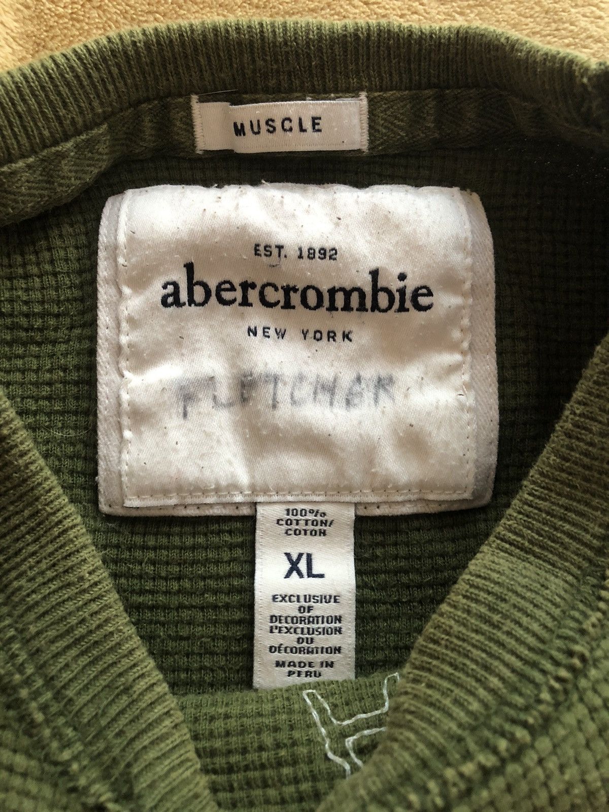 Abercrombie & Fitch ABERCROMBIE & FITCH VINTAGE LONG SLEEVE SWEATER SHIRT Size US M / EU 48-50 / 2 - 3 Thumbnail
