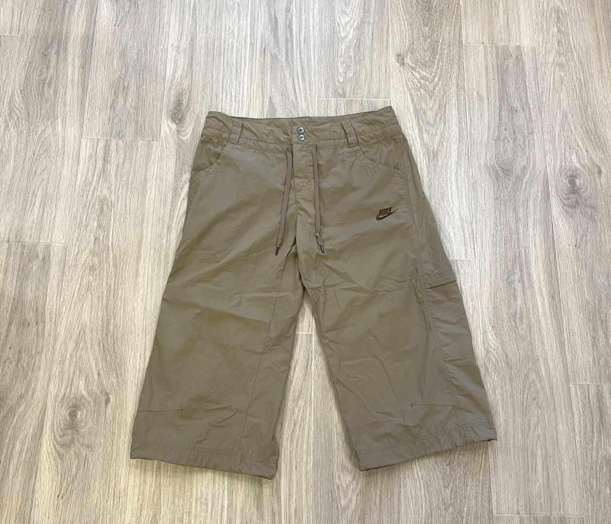 Nike Vintage Nike Cargo Capri Pants – Olive Green – Size 28–29 Size US 29 - 1 Thumbnail
