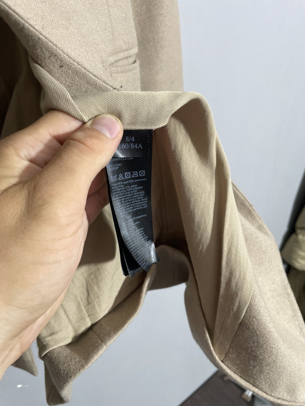 Allsaints Allsaints Lyla Coat Beige size 36 Size XS / US 0-2 / IT 36-38 - 11 Thumbnail
