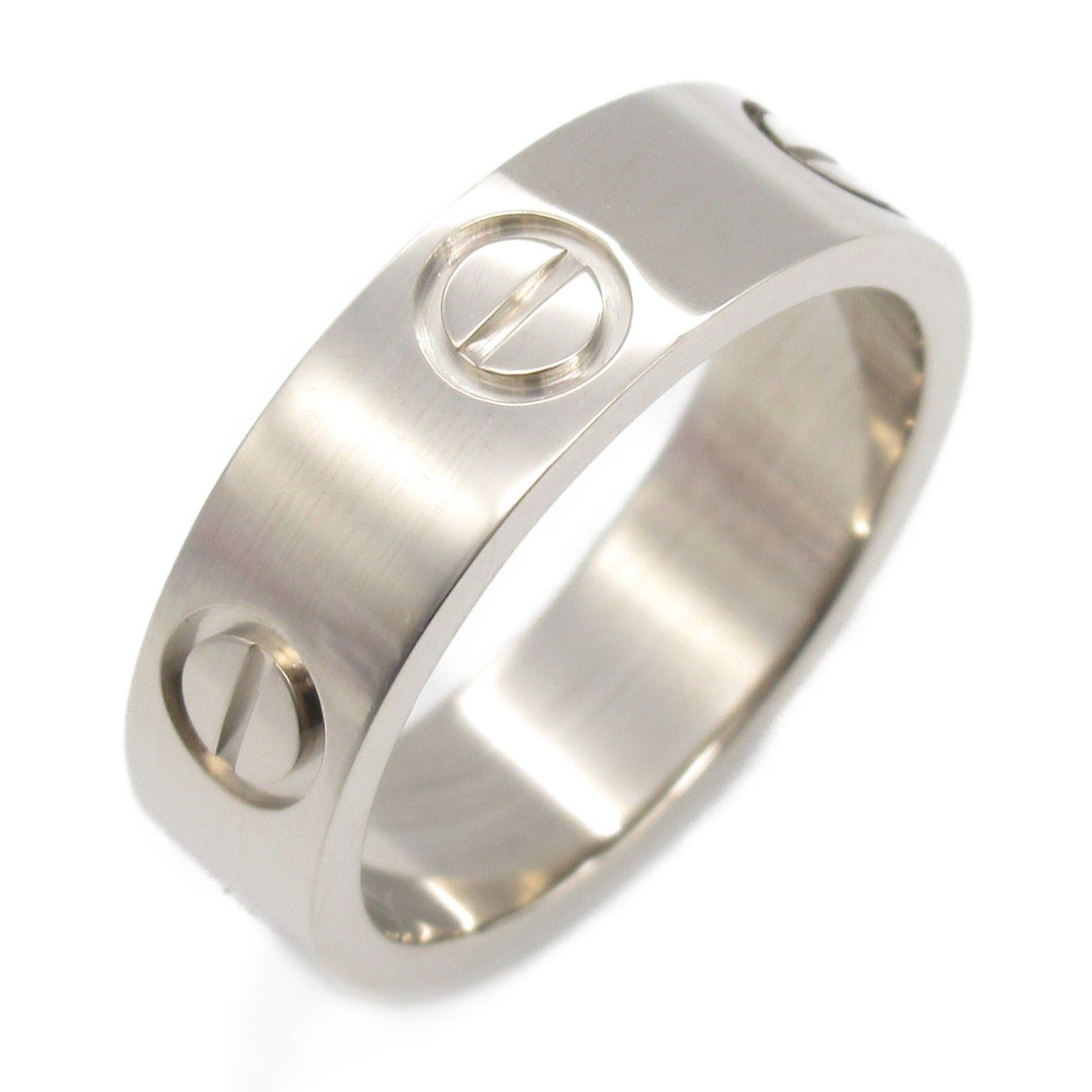Cartier Cartier Love Ring K18Wg (White Gold) Silver Size ONE SIZE - 1 Thumbnail