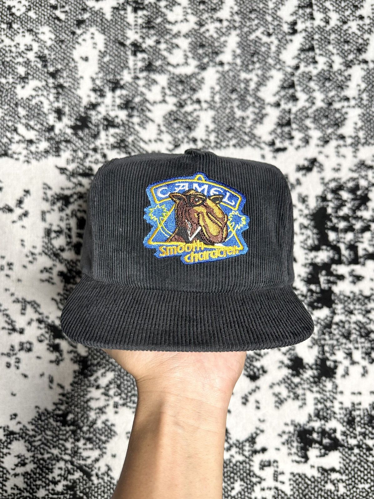 Camel Vintage Camel Smooth Character Corduroy Hat Size ONE SIZE - 1 Thumbnail