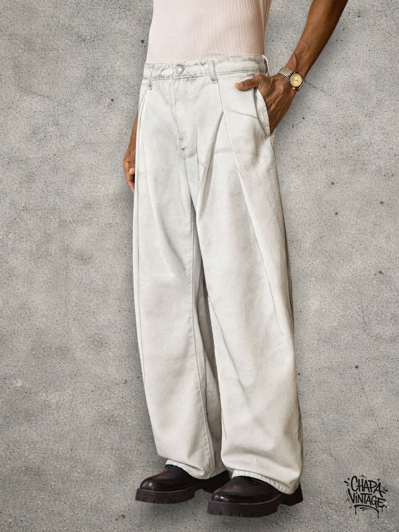 Vintage Straight leg vintage jeans Size US 32 / EU 48 - 2 Thumbnail