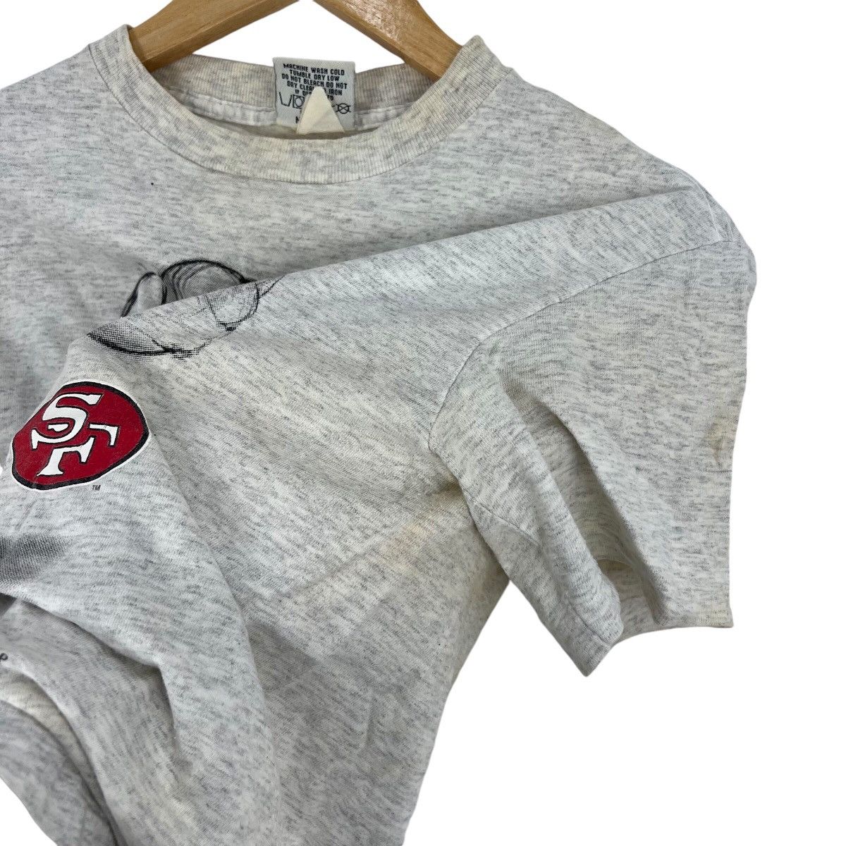 NFL × Nutmeg Vintage 90s Nfl SAN FRANCISCO 49ers Nutmeg Dirty T-Shirt Size M / US 6-8 / IT 42-44 - 7 Thumbnail