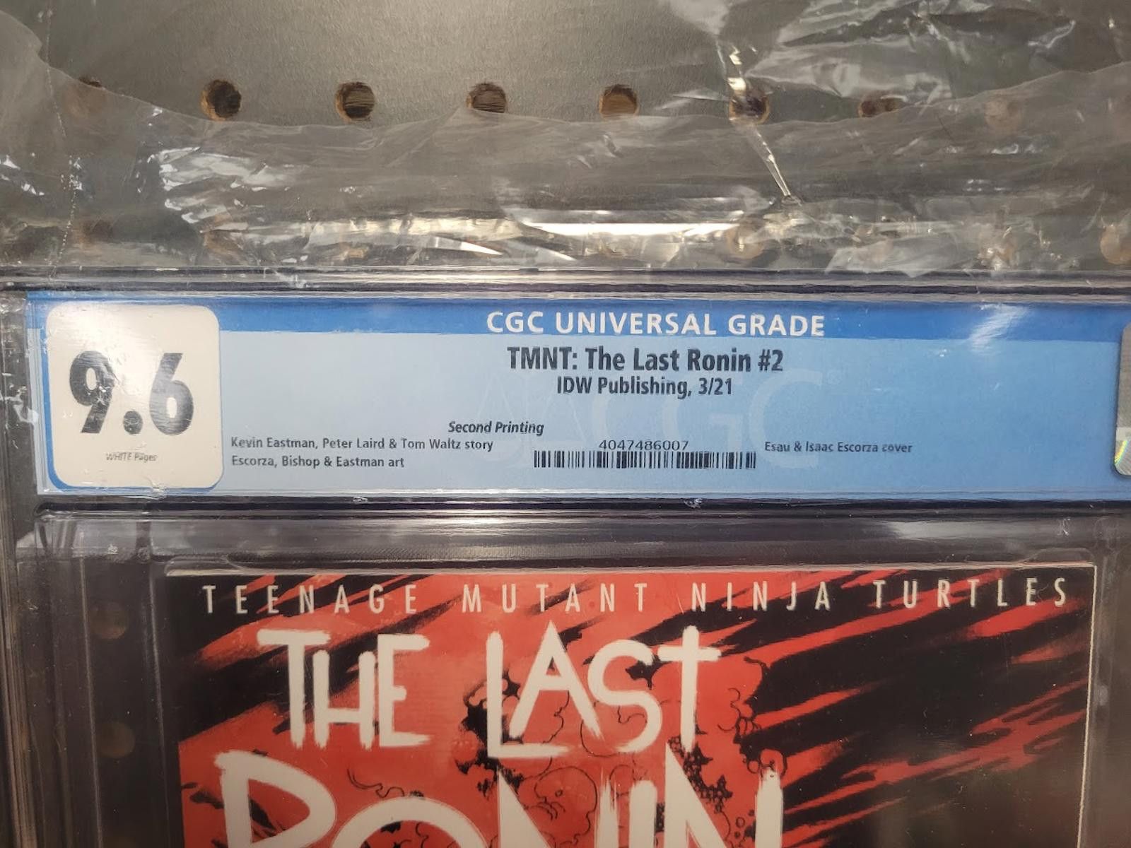 Other TMNT: The Last Ronin #2 CGC 9.6 - Rare Comic Gem! Size ONE SIZE - 2 Thumbnail
