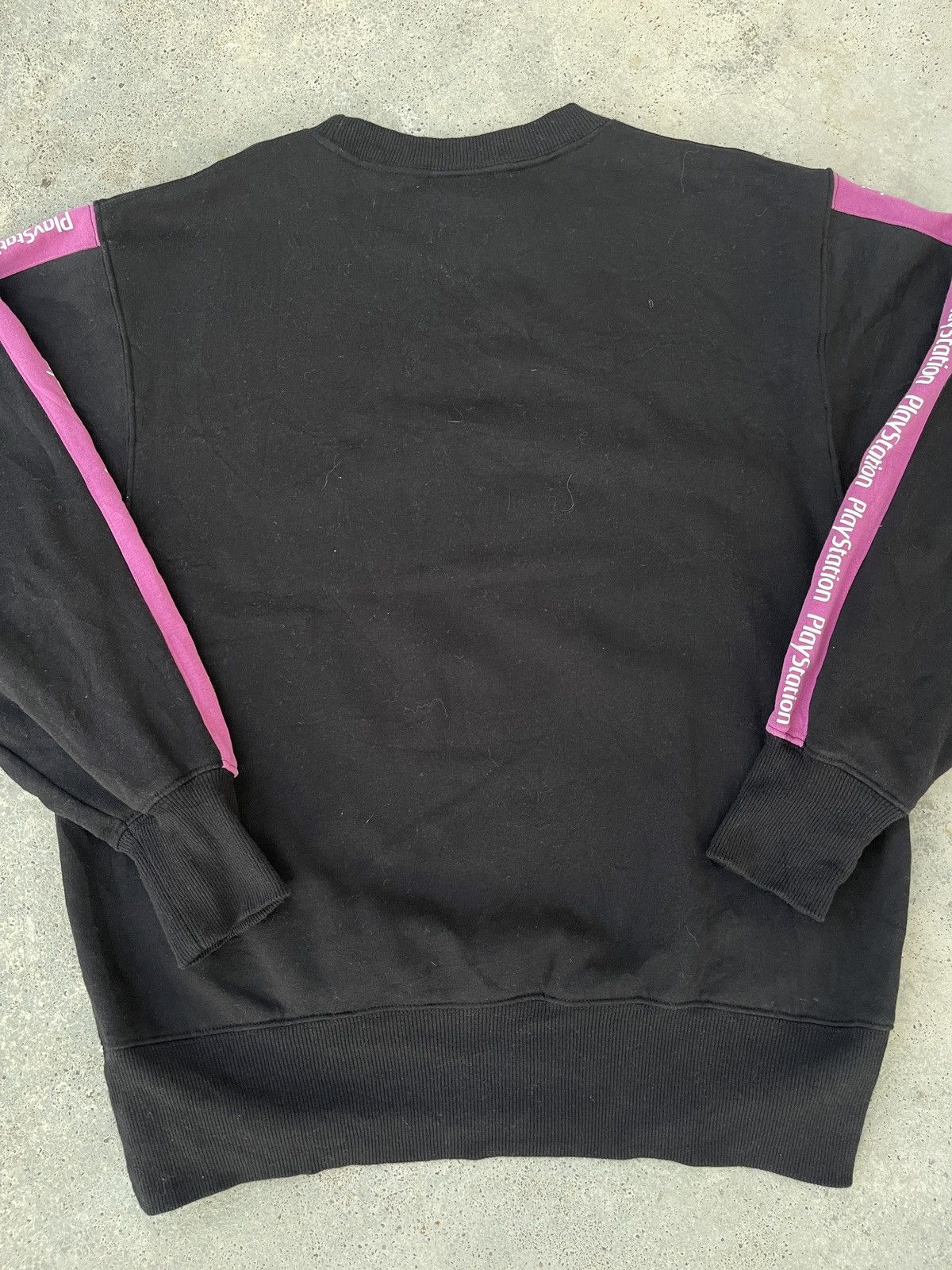 Playstation × Sony × Vintage SONY Playstation With Pink Stripes Sweatshirt Size US M / EU 48-50 / 2 - 4 Thumbnail