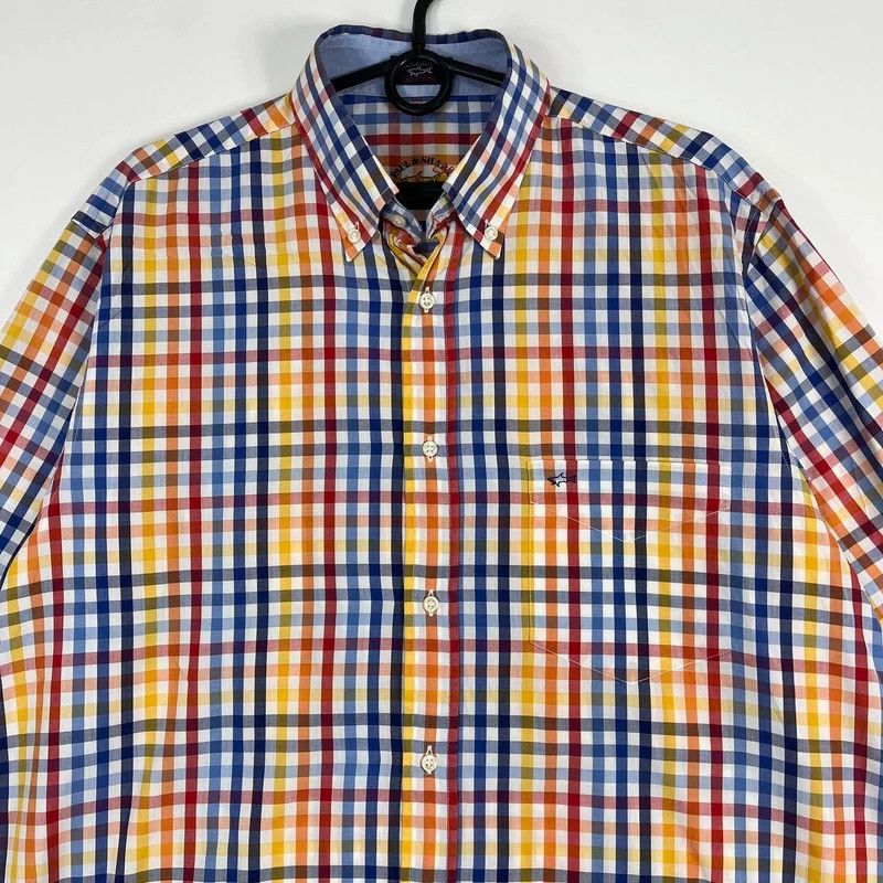 Paul & Shark Paul And Shark Yachting Short Sleeve Shirt Checkered Size L Size US L / EU 52-54 / 3 - 2 Thumbnail