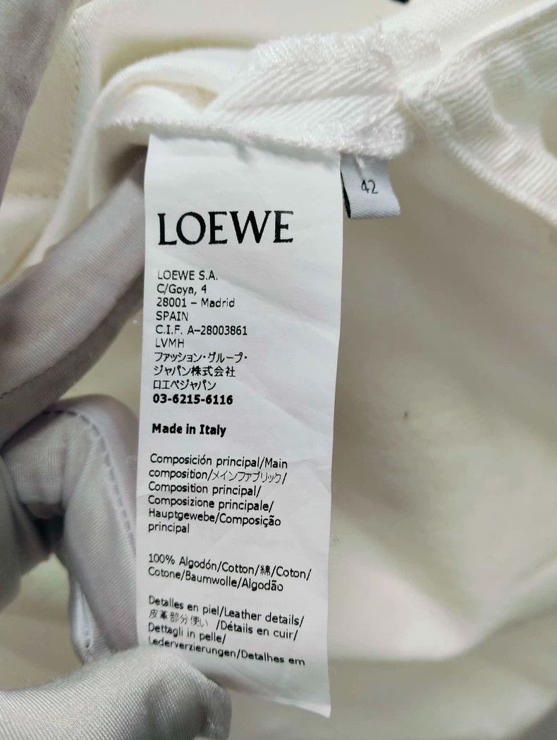 Loewe LOEWE Leather logo pocket long sleeve shirt coat Size S / US 4 / IT 40 - 5 Thumbnail