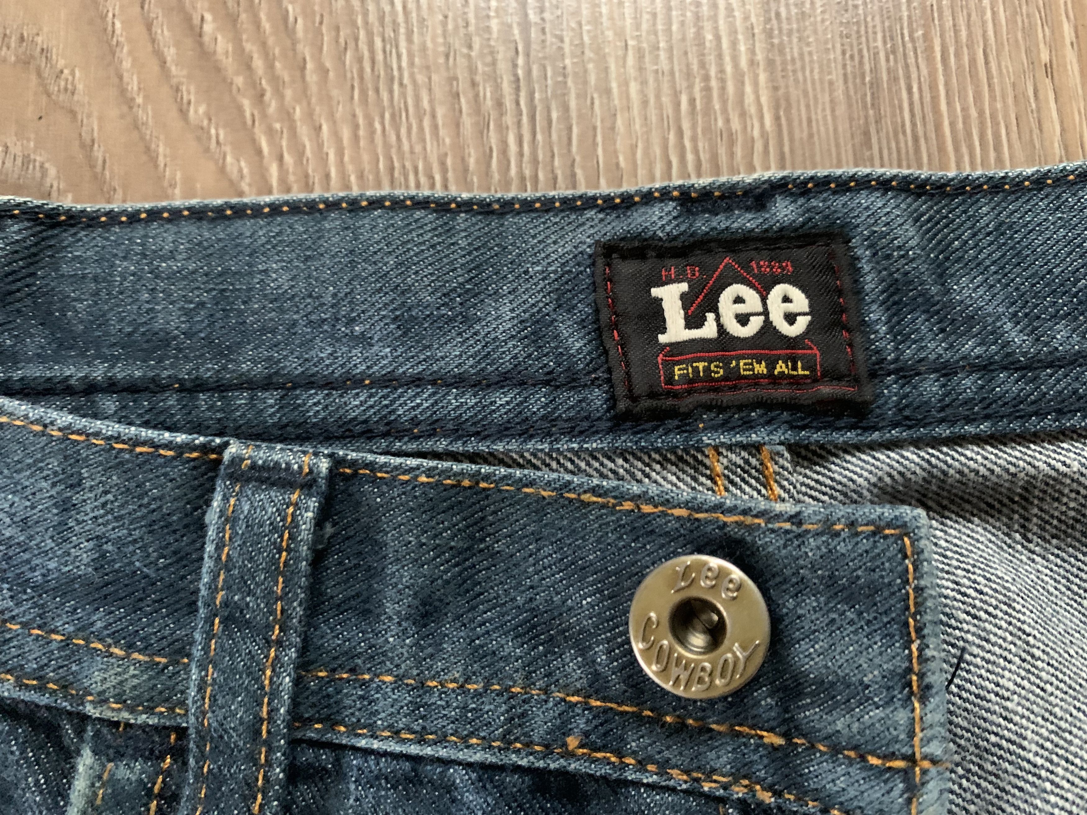 Denime × Lee Lee Zed Rider Blue Jeans Size US 32 / EU 48 - 7 Thumbnail