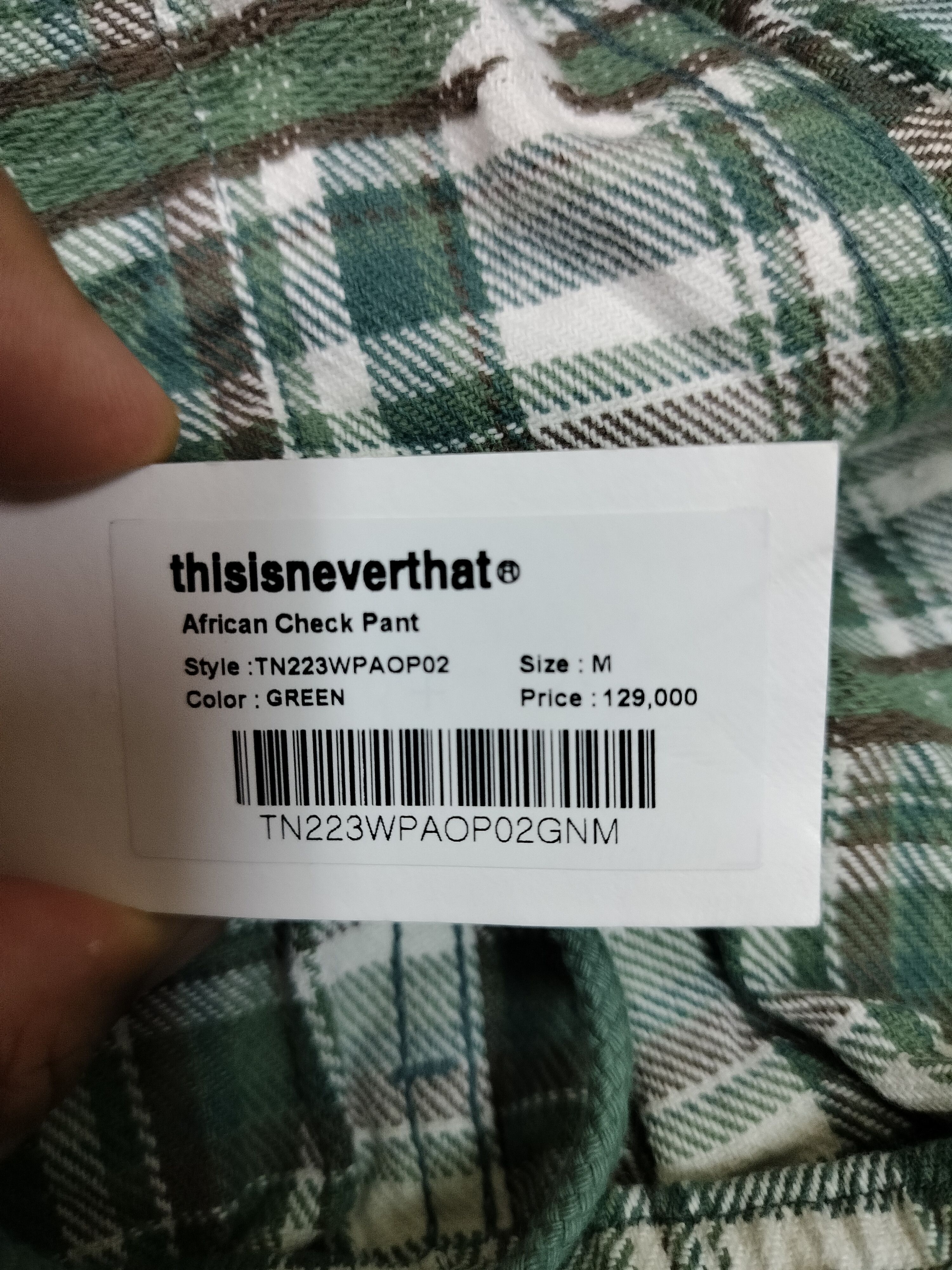 thisisneverthat thisisneverthat African Check Pant Size US 32 / EU 48 - 6 Thumbnail