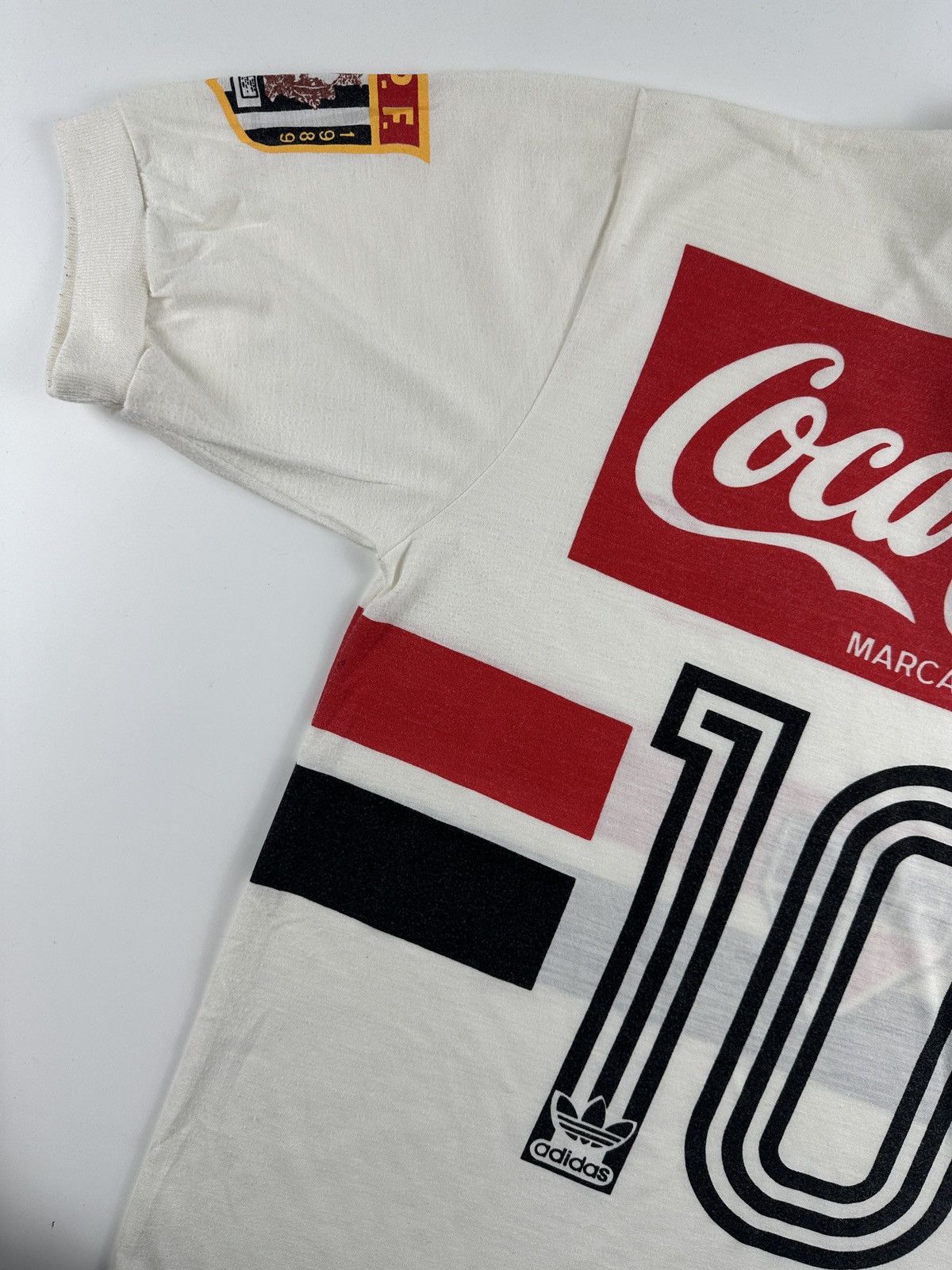 Adidas × Vintage VINTAGE 1989 SAO PAULO HOME SPFC BRAZIL SOCCER JERSEY Size US L / EU 52-54 / 3 - 12 Thumbnail